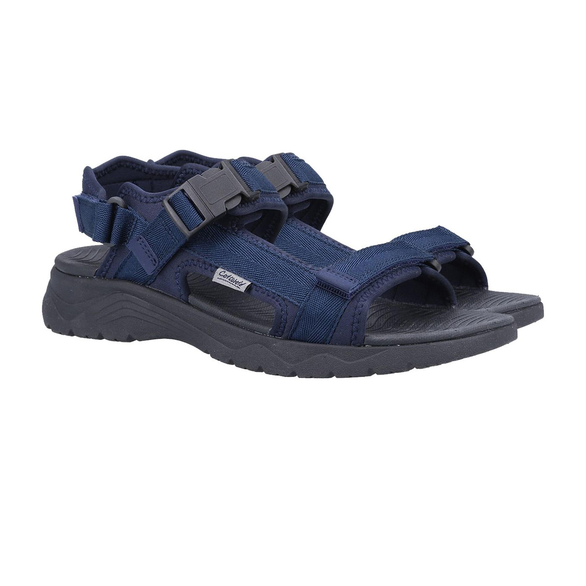 Mens Buckland Sandals (Navy Blue) 1/5