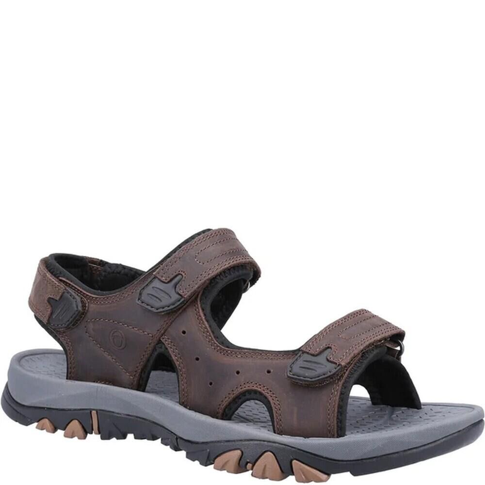 COTSWOLD Mens Lansdown Leather Sandals (Brown)