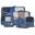 Conjunto organizador de cubos de embalagem Dream Travel® com 7 - azul
