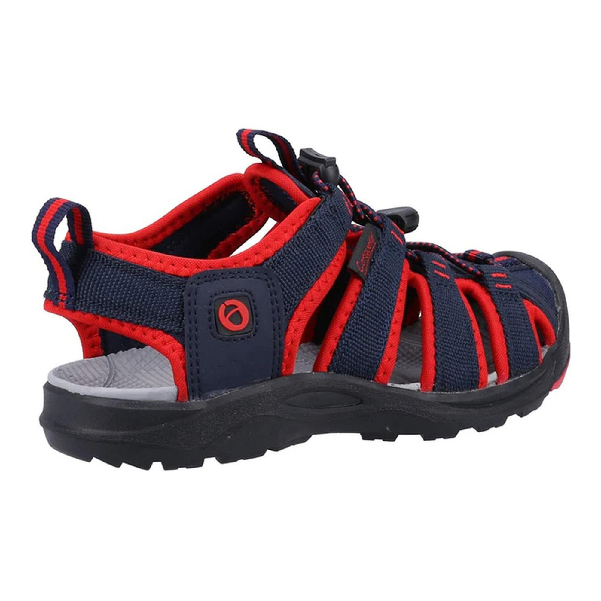 Childrens/Kids Marshfield Recycled Sandals (Navy/Red) 2/5