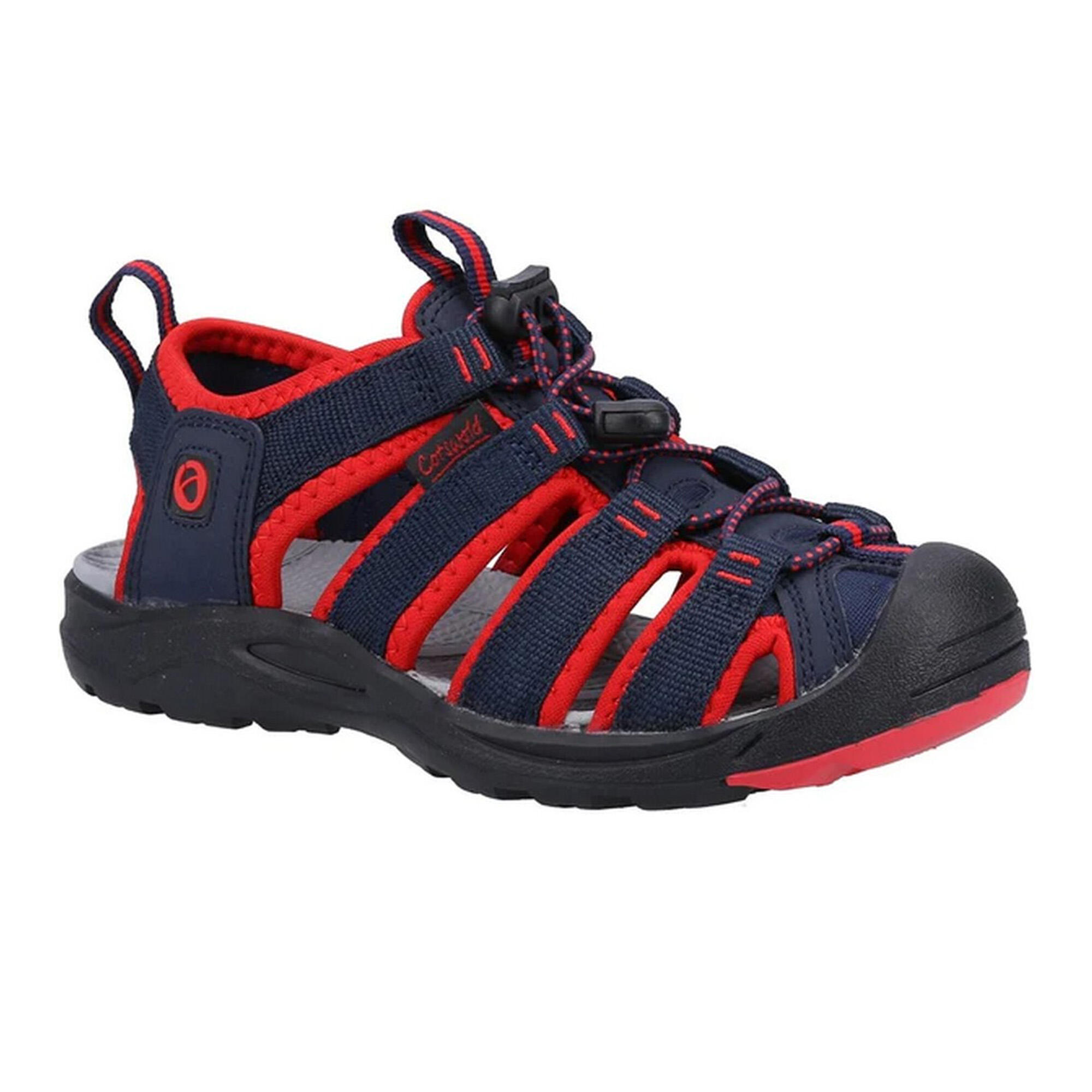 COTSWOLD Childrens/Kids Marshfield Recycled Sandals (Navy/Red)