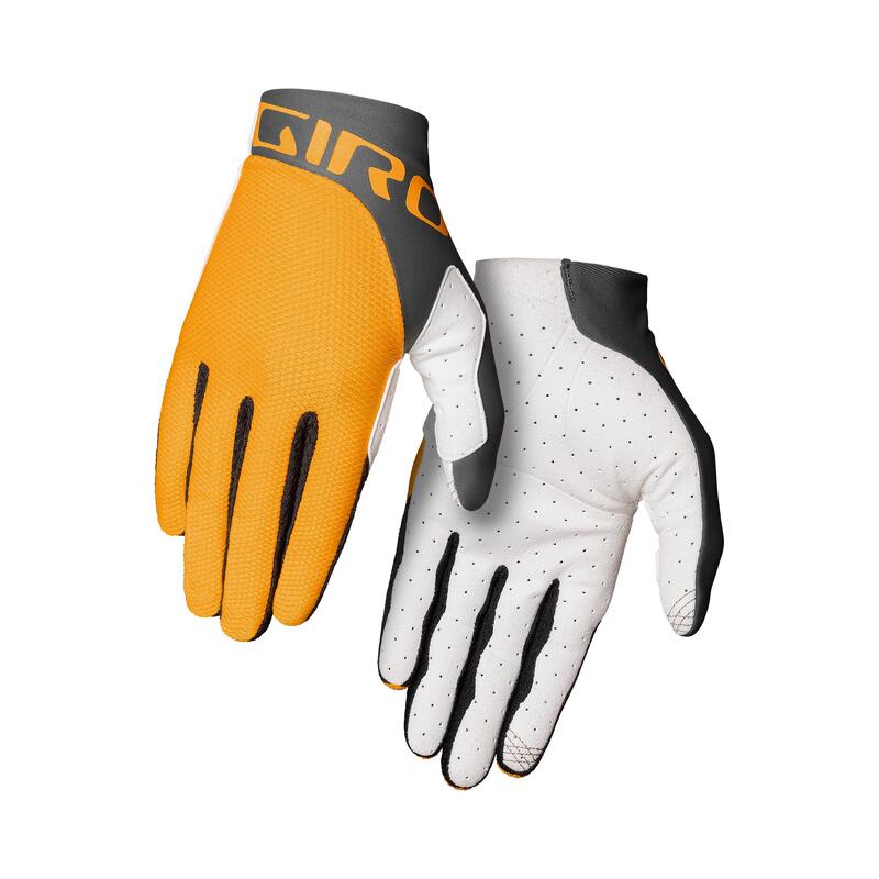 Trixter Unisex Gloves - Glaze Yellow/Portaro Grey