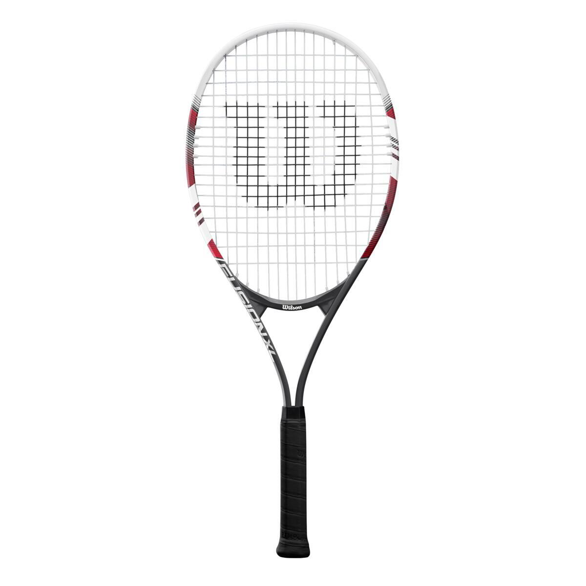 WILSON Fusion XL Tennis Racket (White/Red/Black)