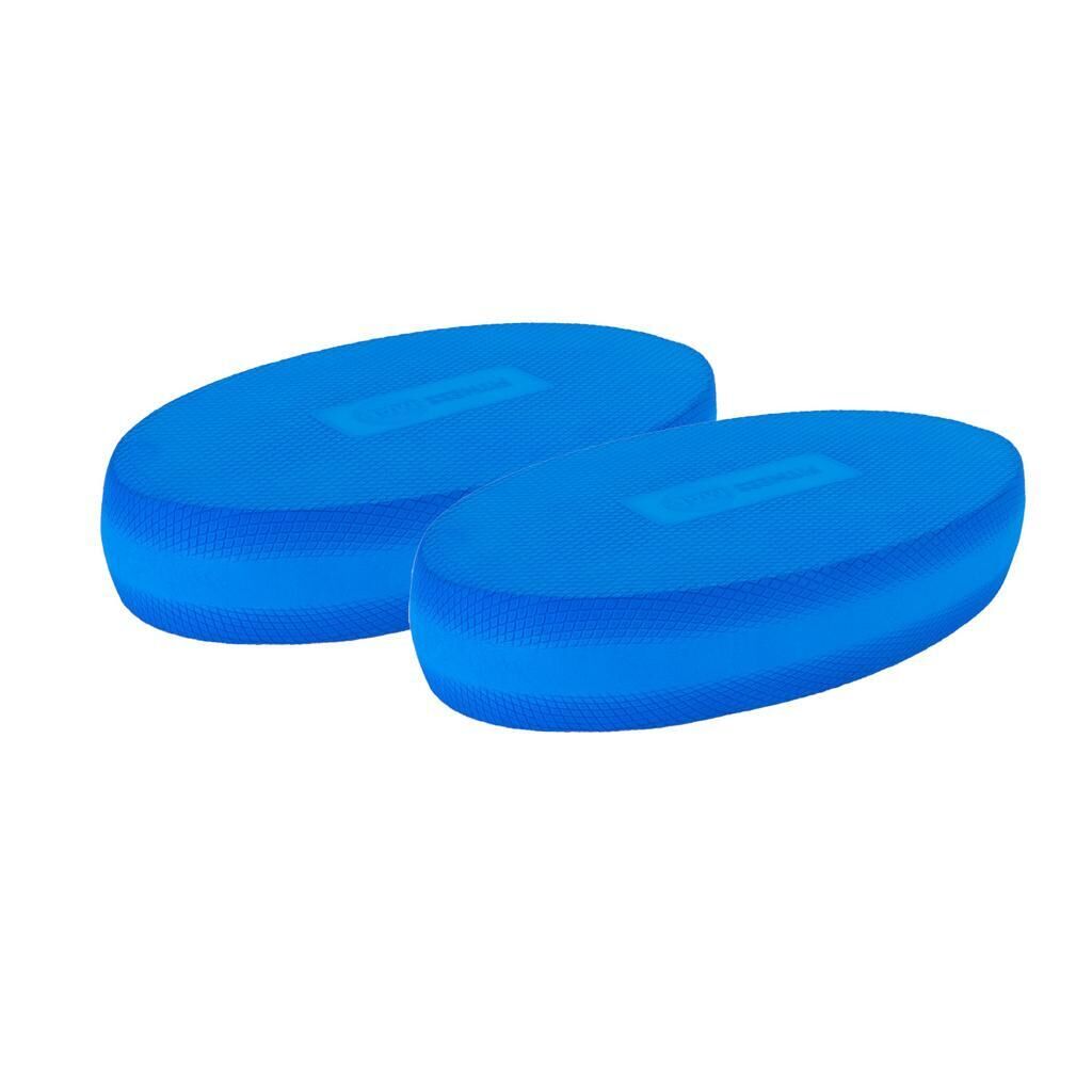FITNESS-MAD Oval Balance Pad (Pack of 2) (Blue)