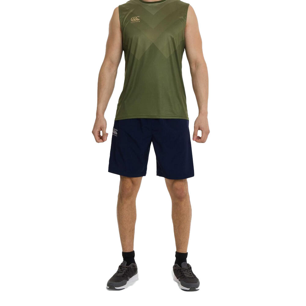 Mens Woven Gym Shorts (Navy) 3/4