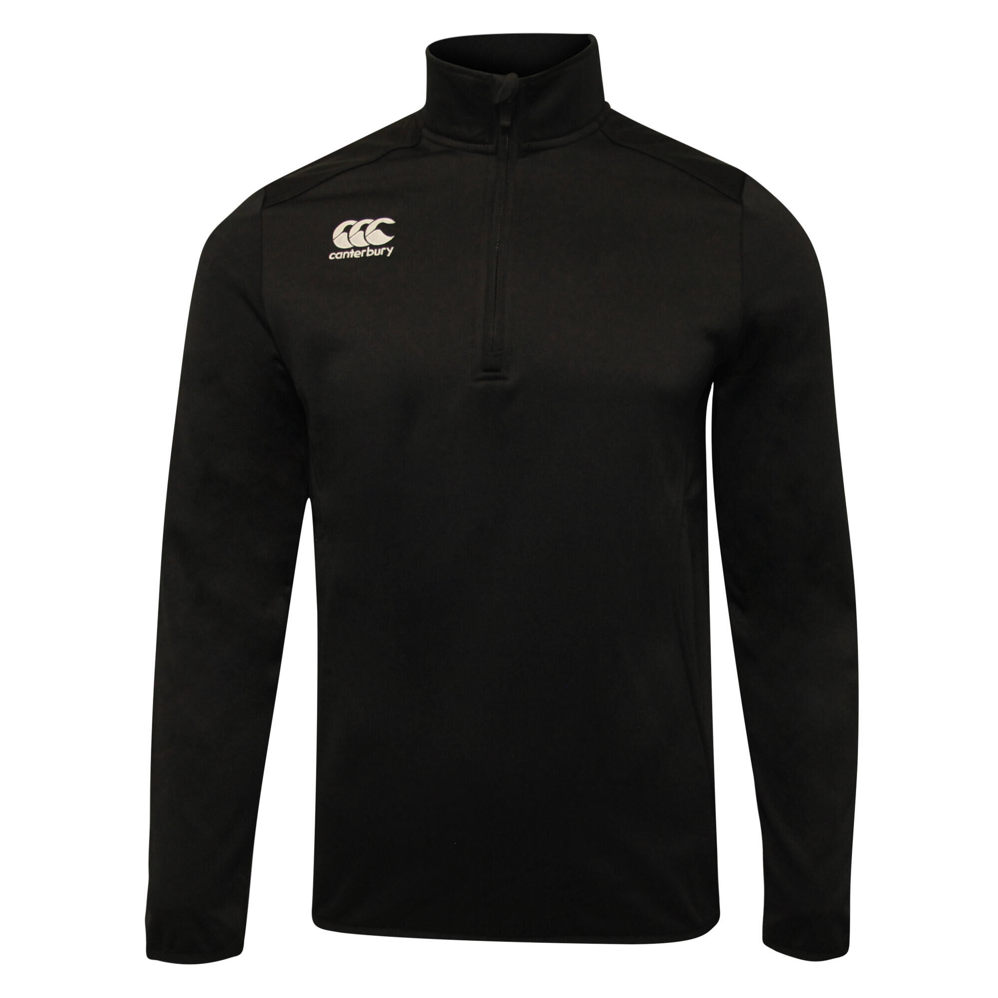 CANTERBURY Mens Club Zip Neck Track Top (Black)