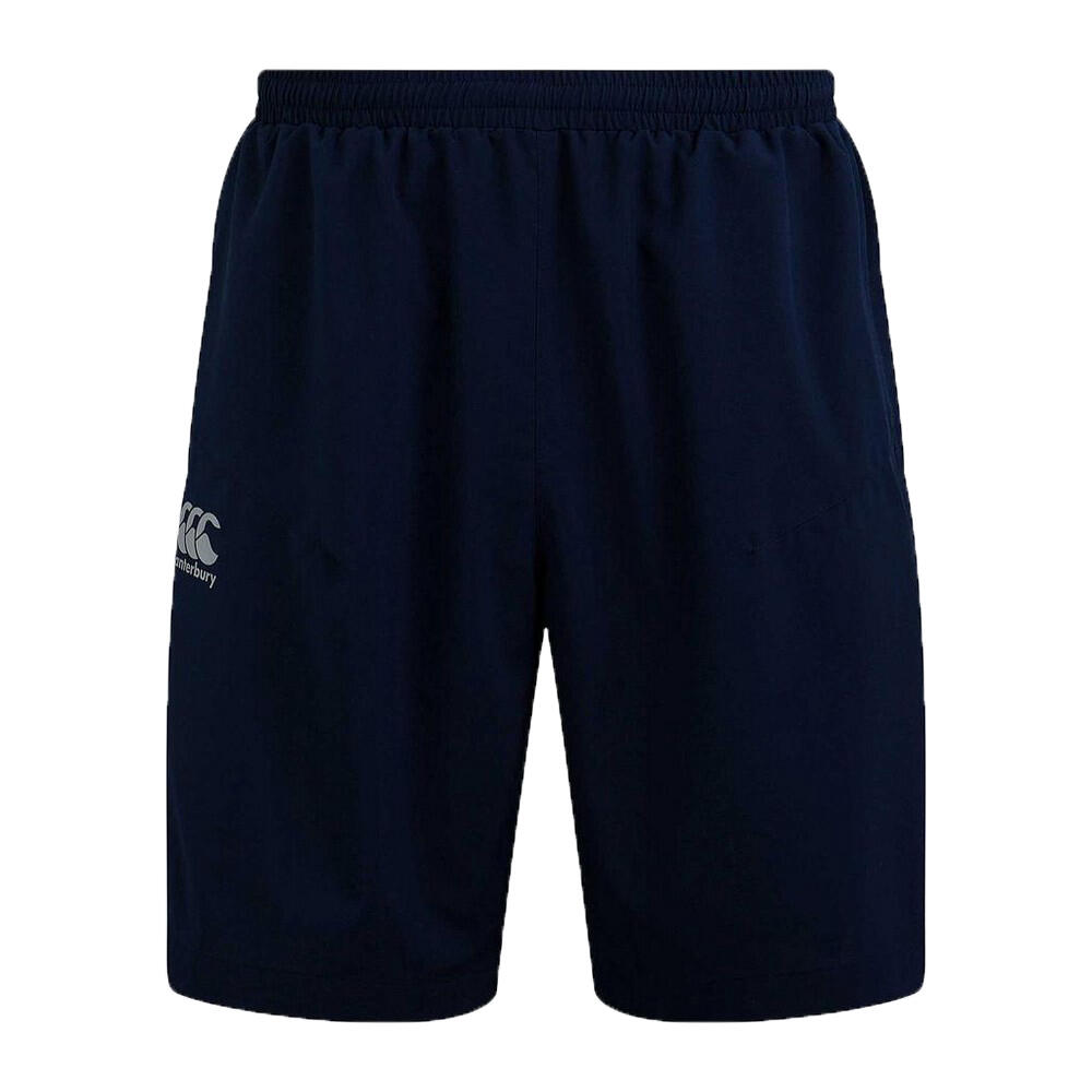 Mens Woven Gym Shorts (Navy) 1/4