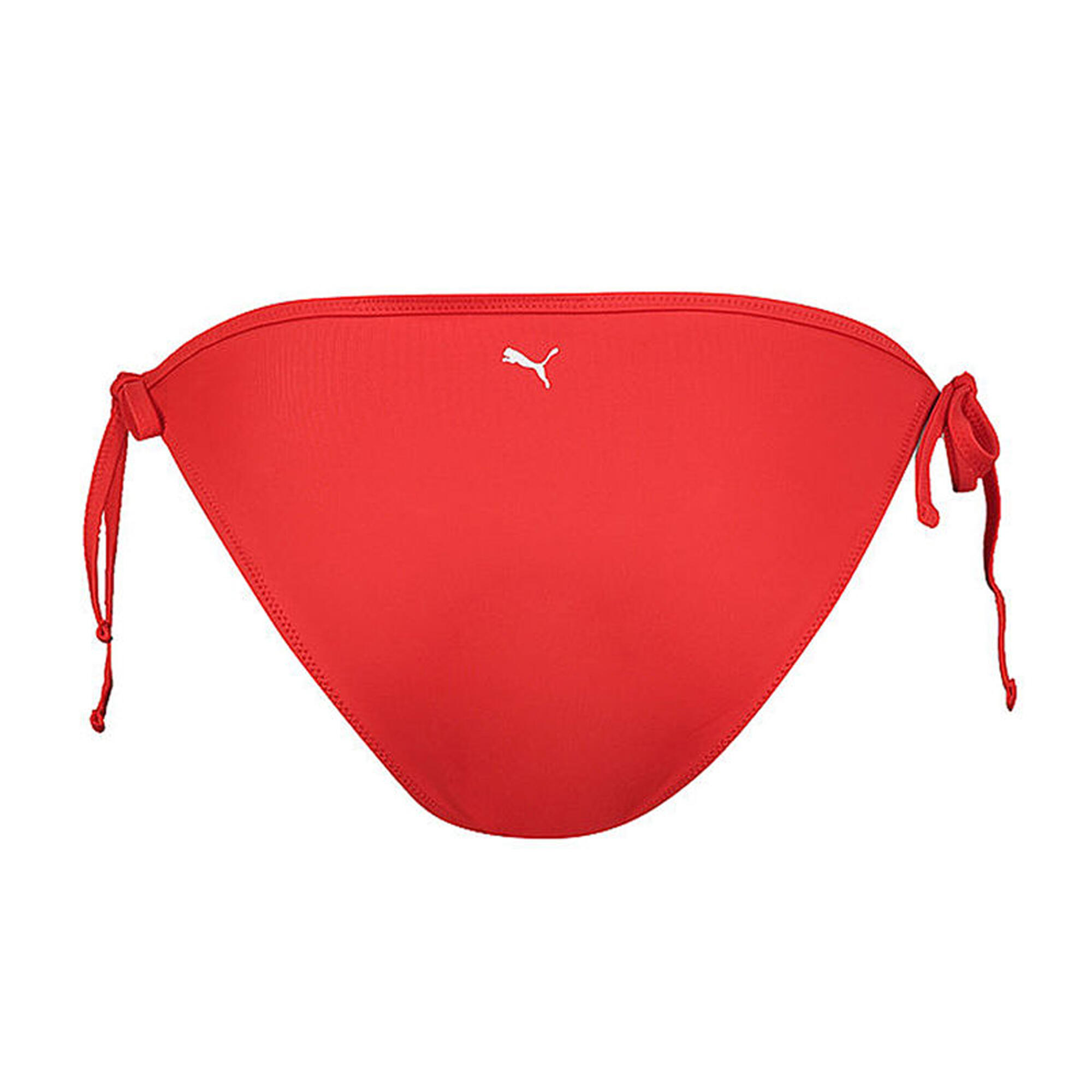 Womens/Ladies Side Tie Bikini Bottoms (Red) 2/2