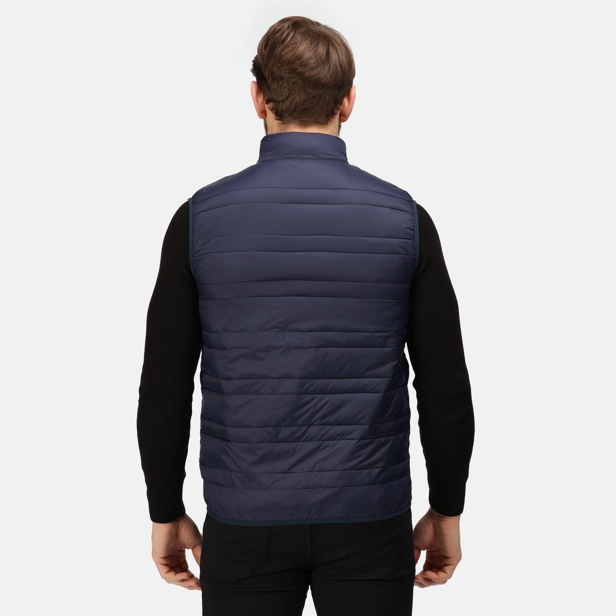 Professional Mens Firedown Insulated Bodywarmer (Navy/French Blue) 2/5