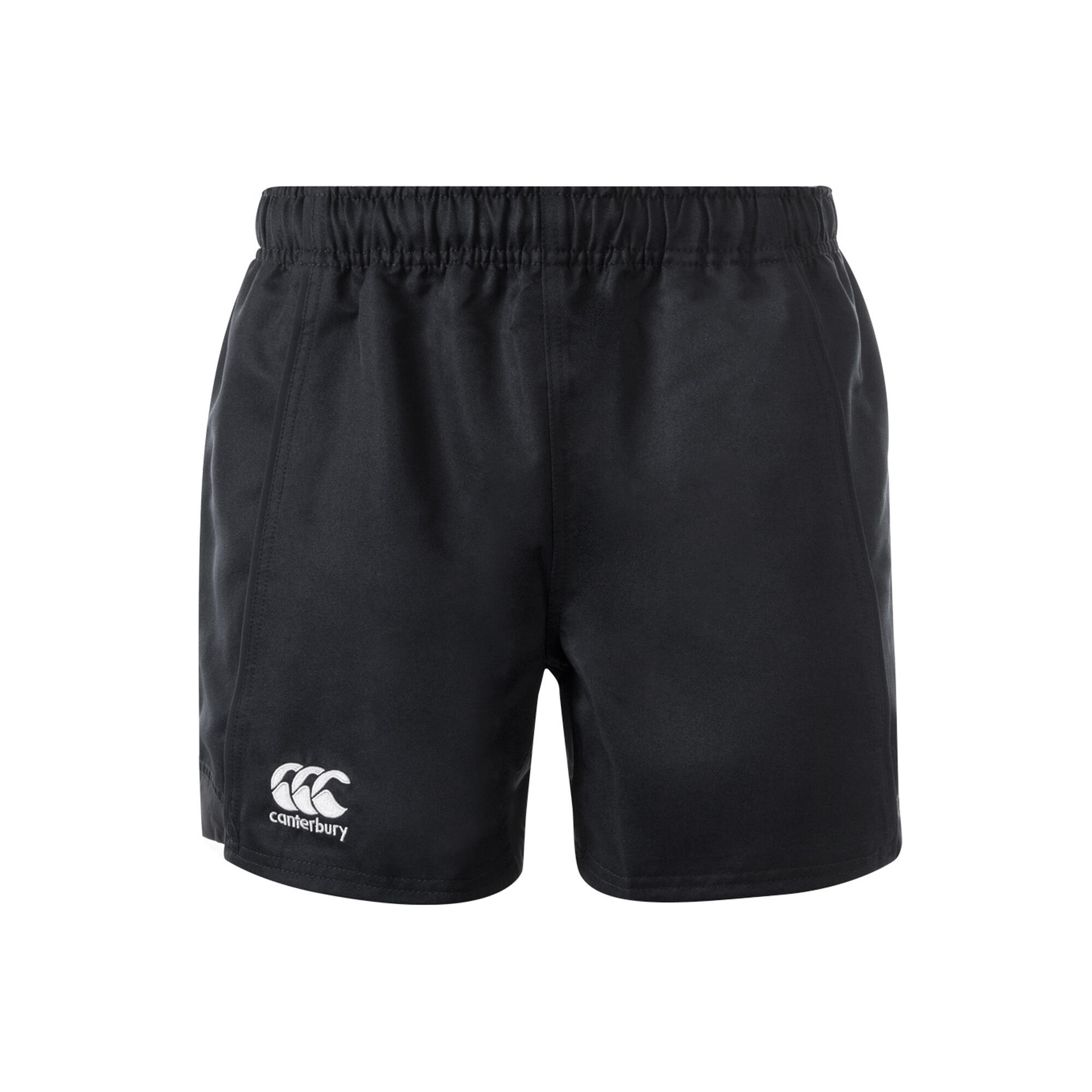 Mens Advantage Elasticated Sports Shorts (Black) 1/3