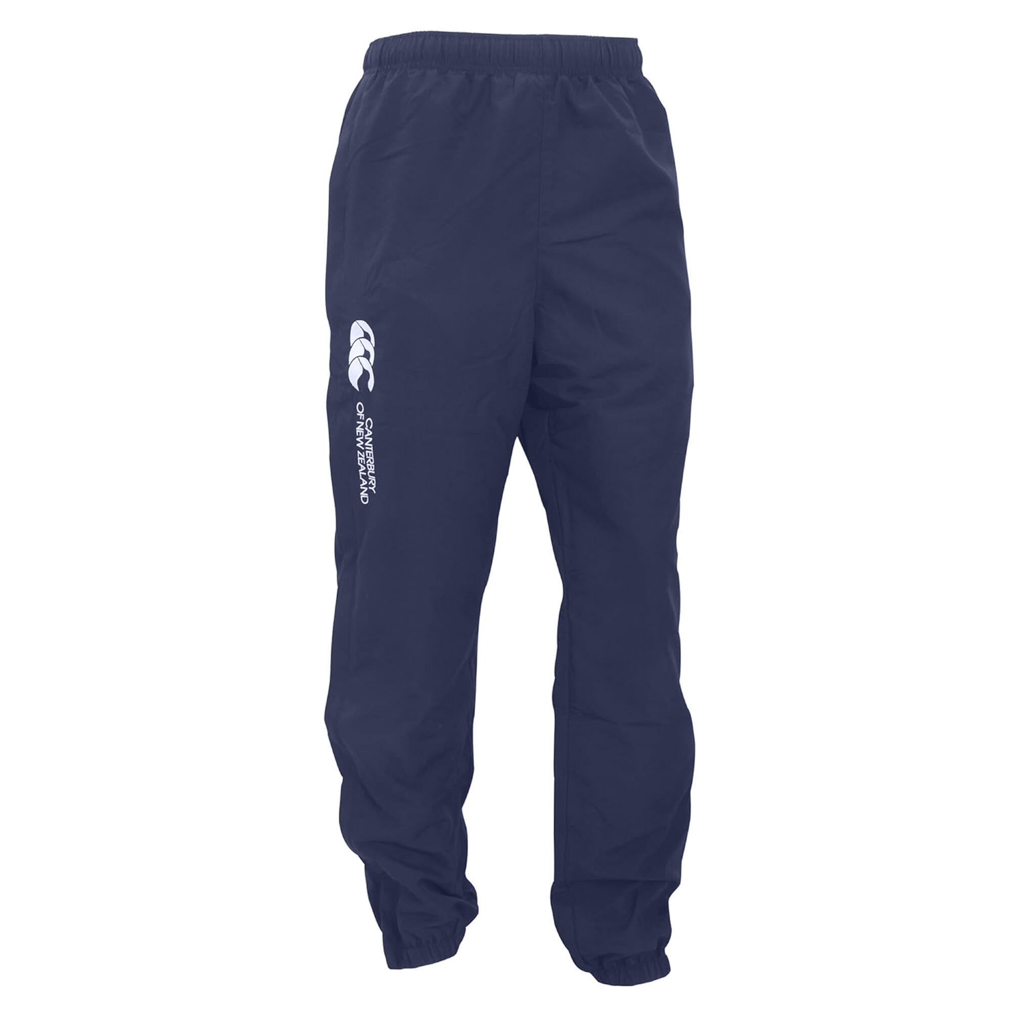 Mens Stadium Cuffed Elasticated Sports Trousers (Navy) 3/3