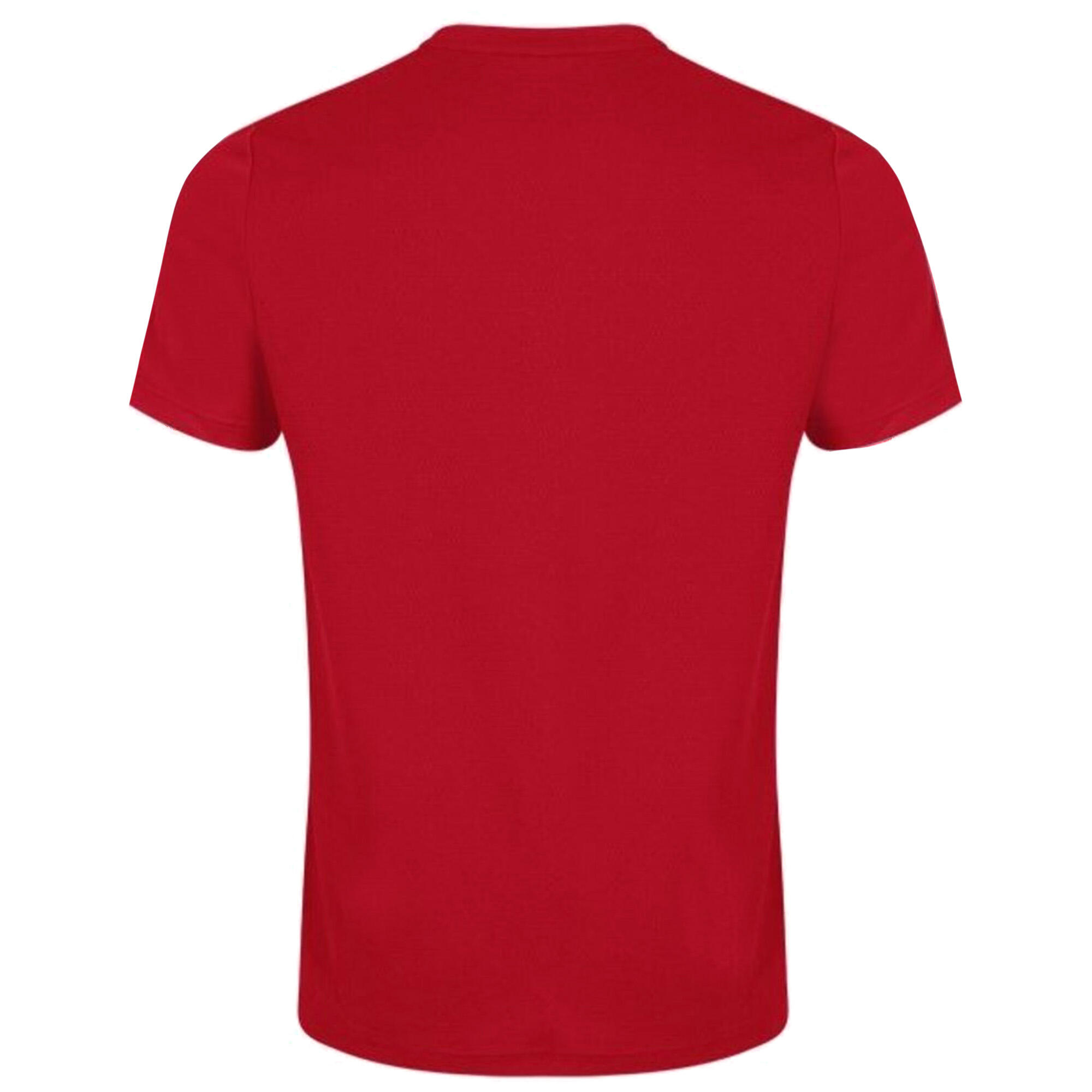 Unisex Adult Club Dry TShirt (Red) 2/3