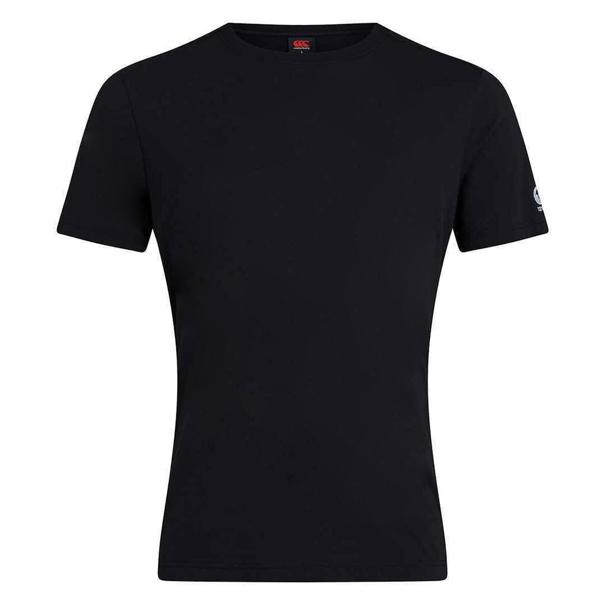 CANTERBURY Unisex Adult Club Plain TShirt (Black)