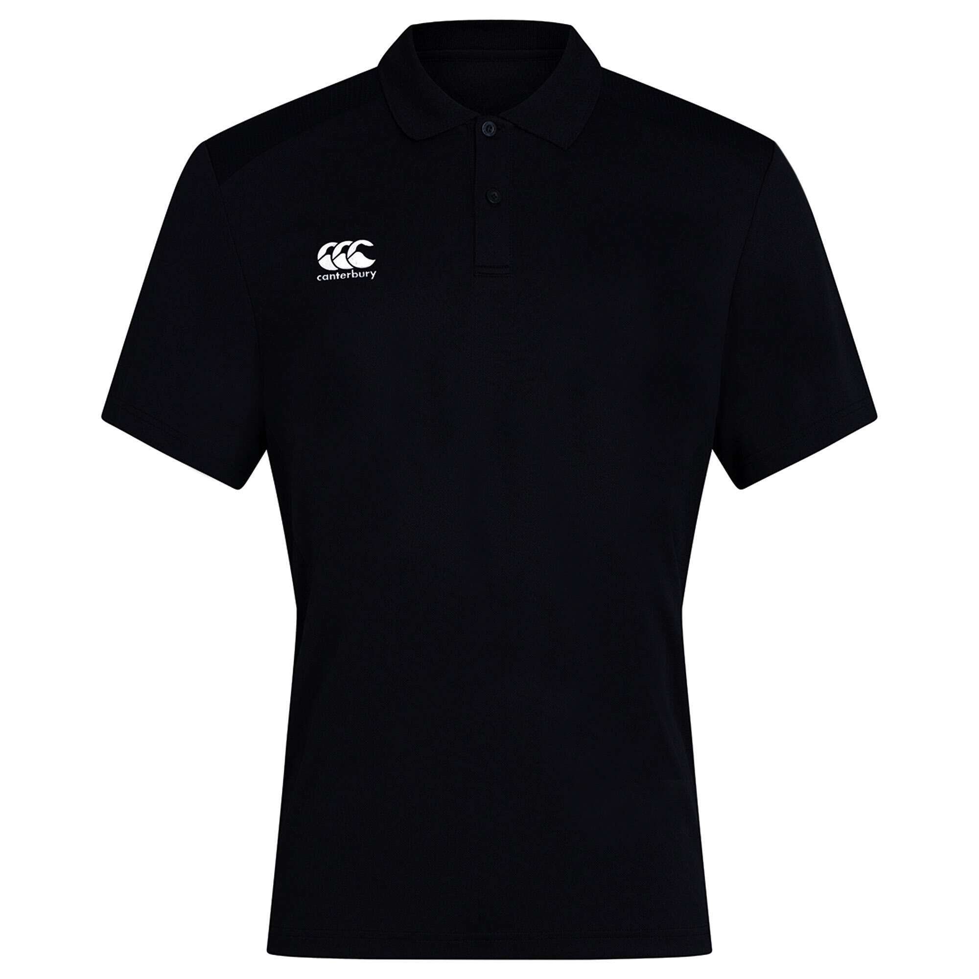 CANTERBURY Mens Club Dry Polo Shirt (Black)