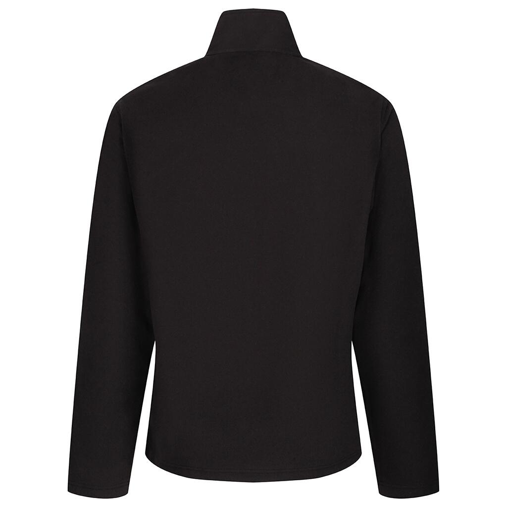 Mens Microfleece Recycled Jacket (Black) 2/5