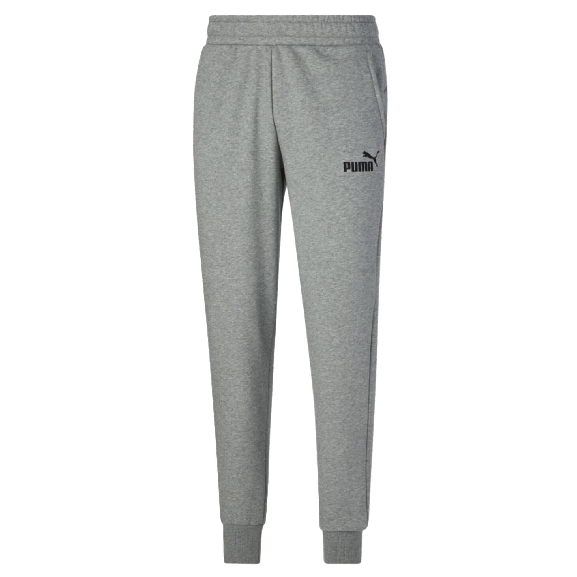 PUMA Mens ESS Slim Jogging Bottoms (Medium Grey Heather)