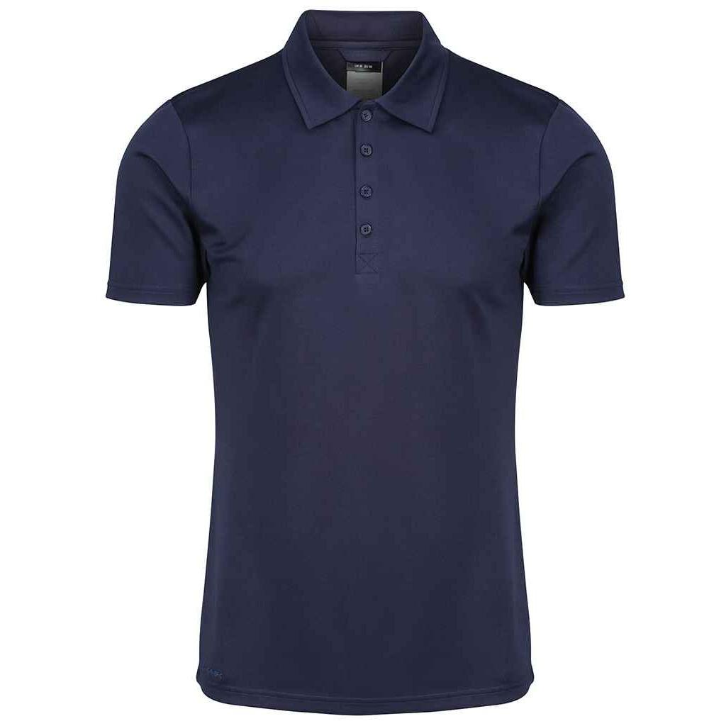 Mens Honestly Made Recycled Polo Shirt (Navy) 1/5