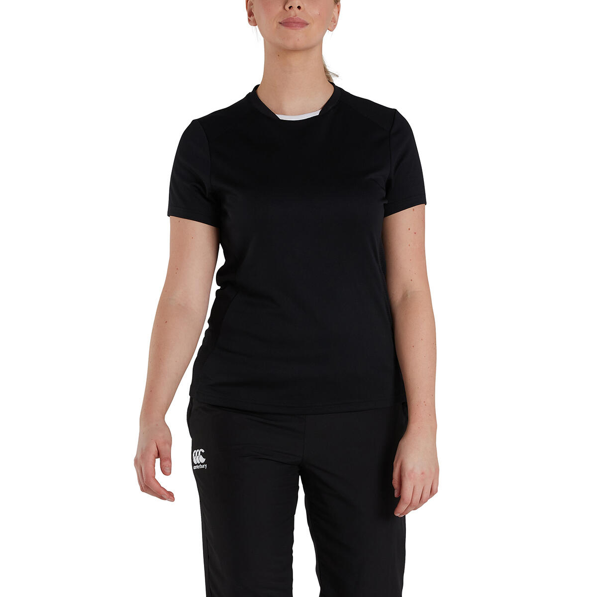 Womens/Ladies Club Dry TShirt (Black) 4/4