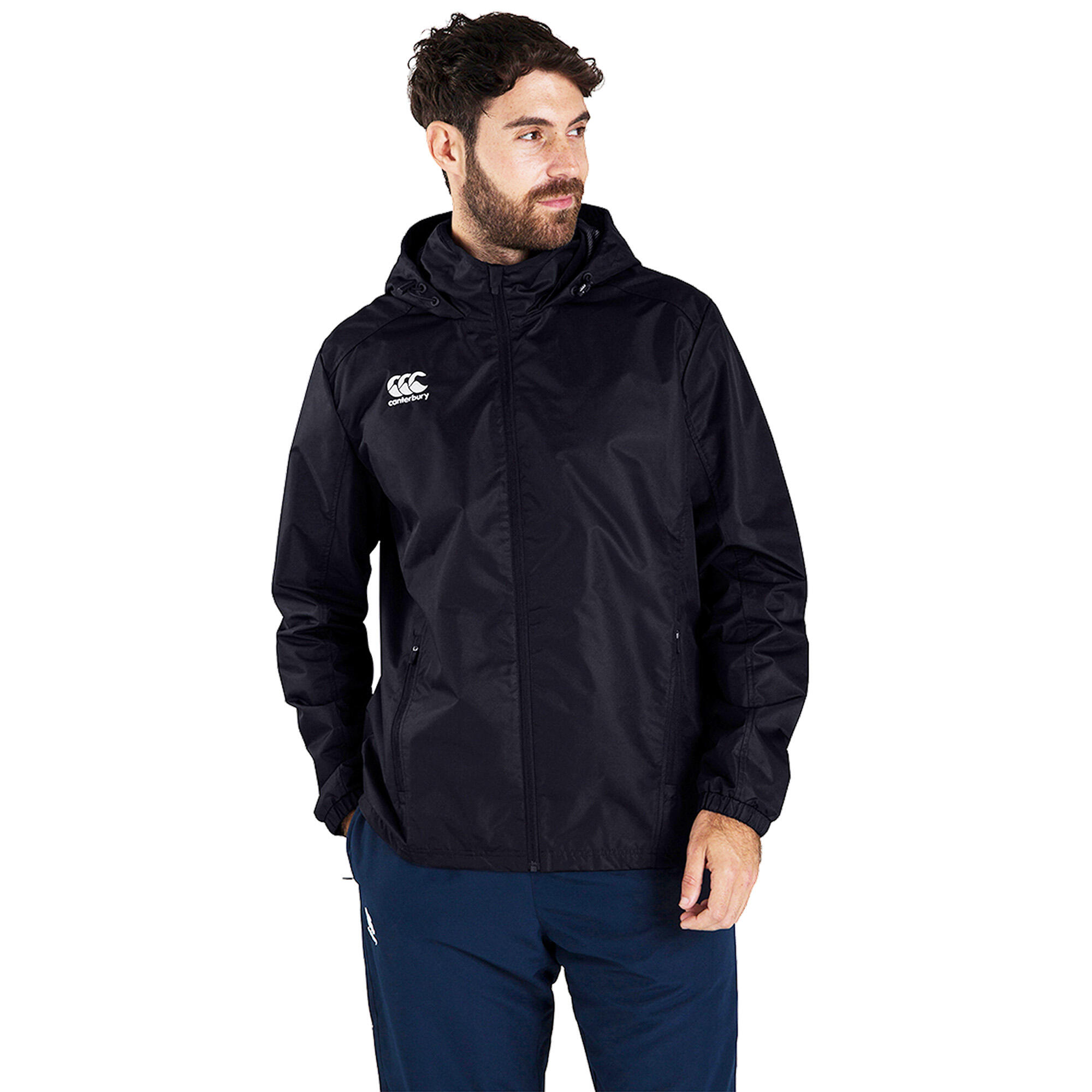 Men's CLUB waterproof jacket (Black)