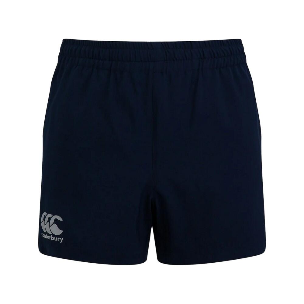 Childrens/Kids Woven Shorts (Navy) 1/4