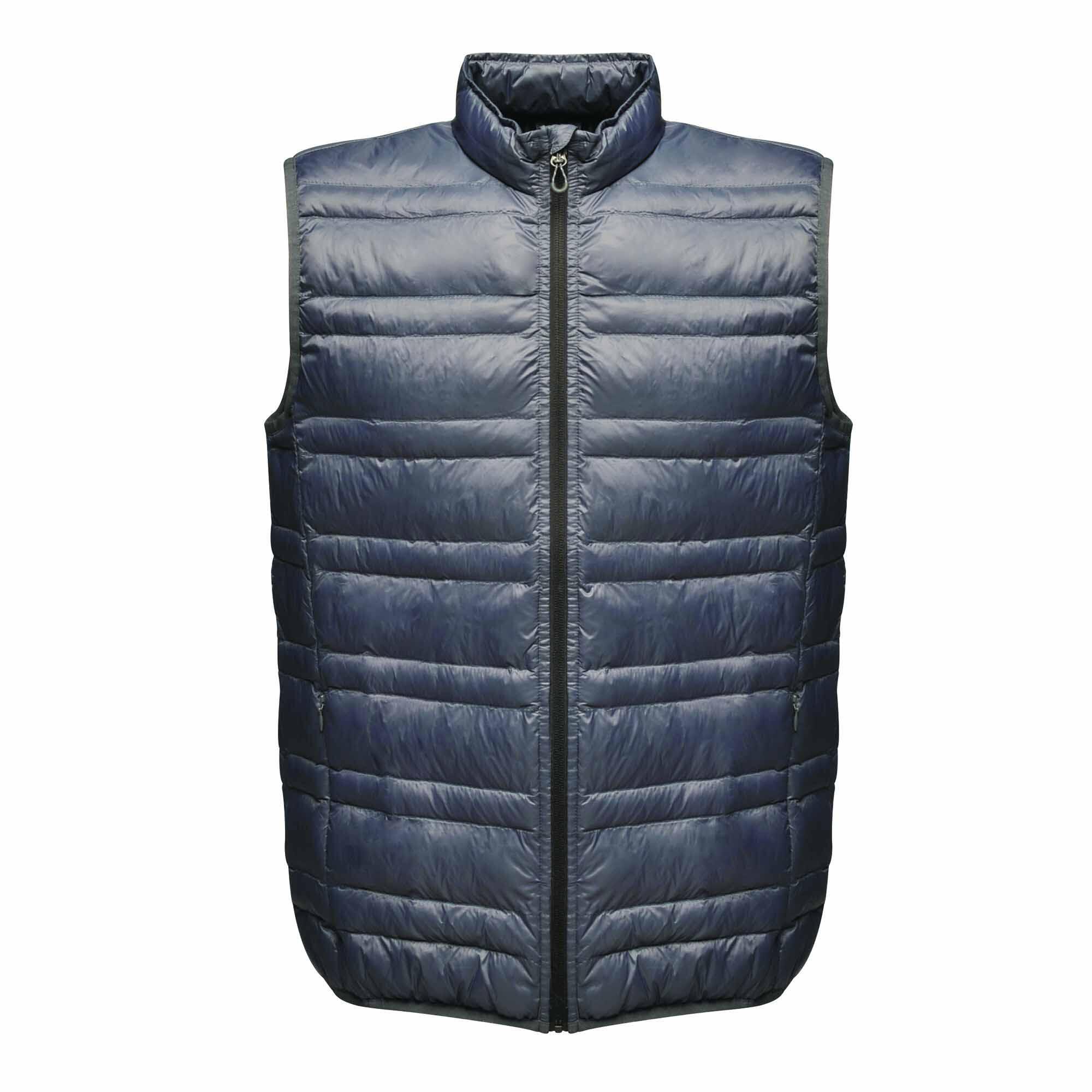 REGATTA Professional Mens Firedown Insulated Bodywarmer (Seal Grey/Black)