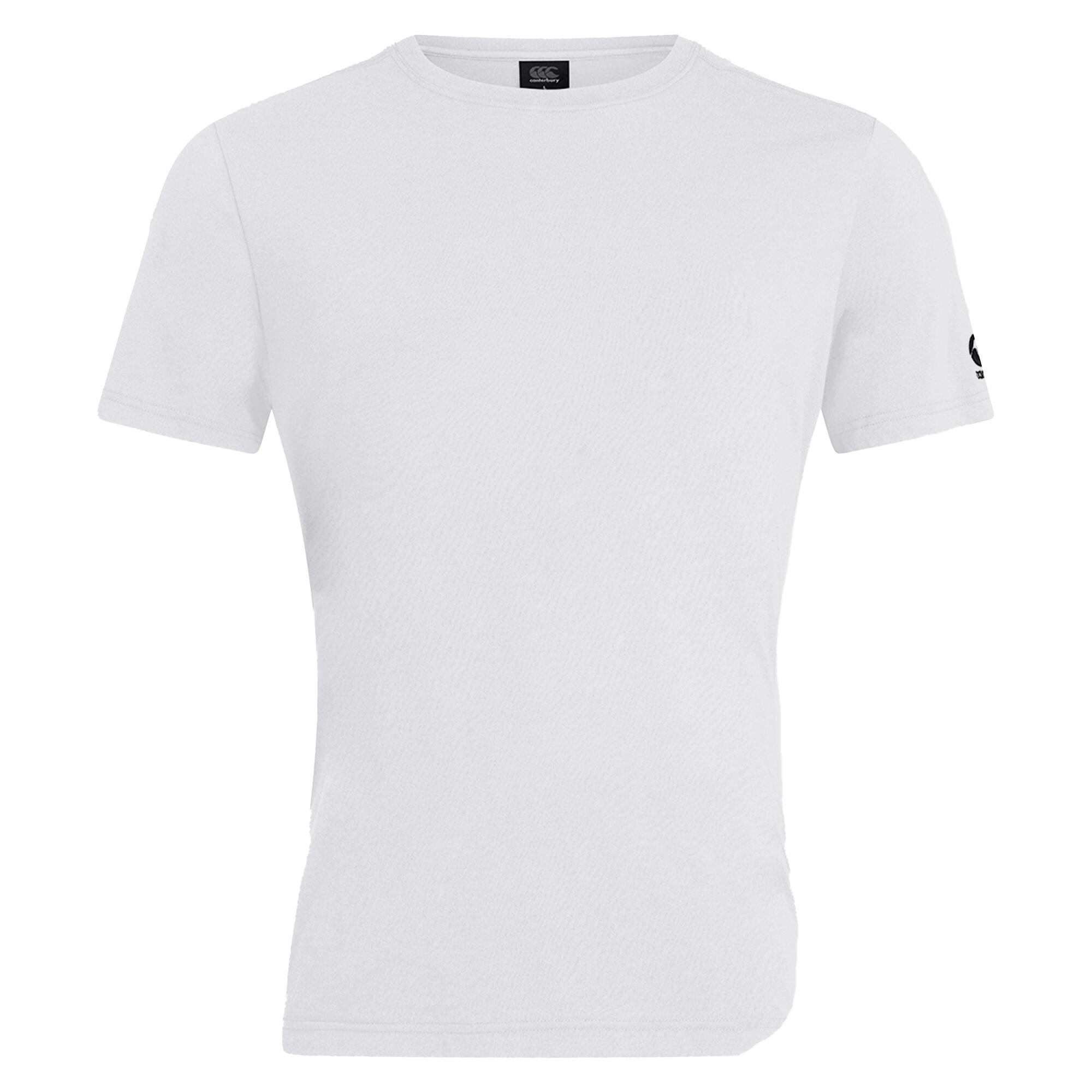 CANTERBURY Unisex Adult Club Plain TShirt (White)