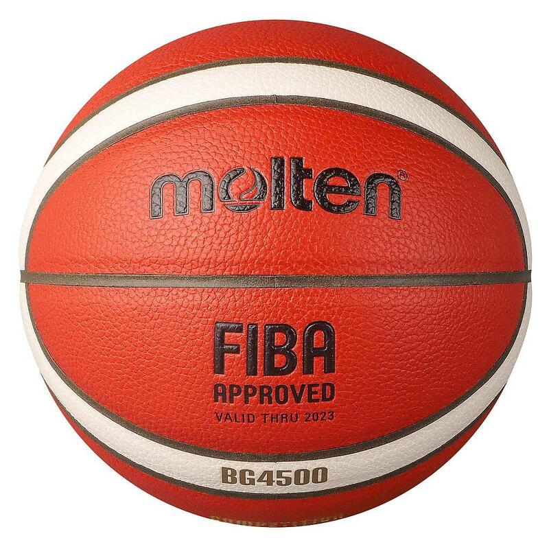 Ballon de basket PREMIUM (Marron clair / Blanc)