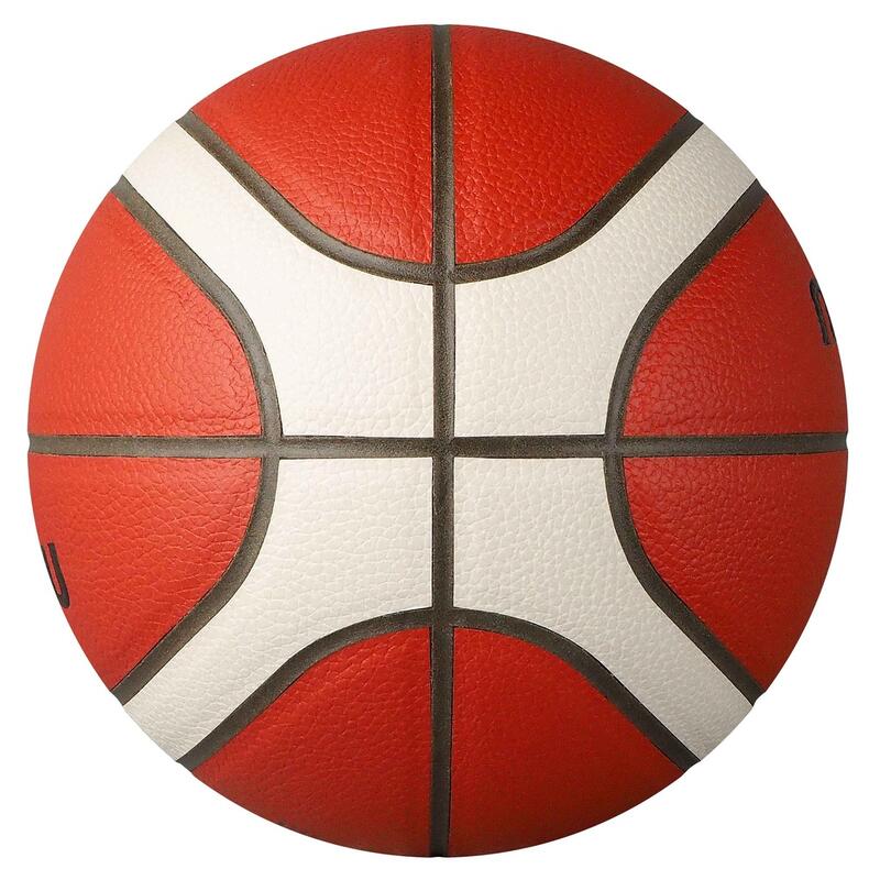 Ballon de basket PREMIUM (Marron clair / Blanc)
