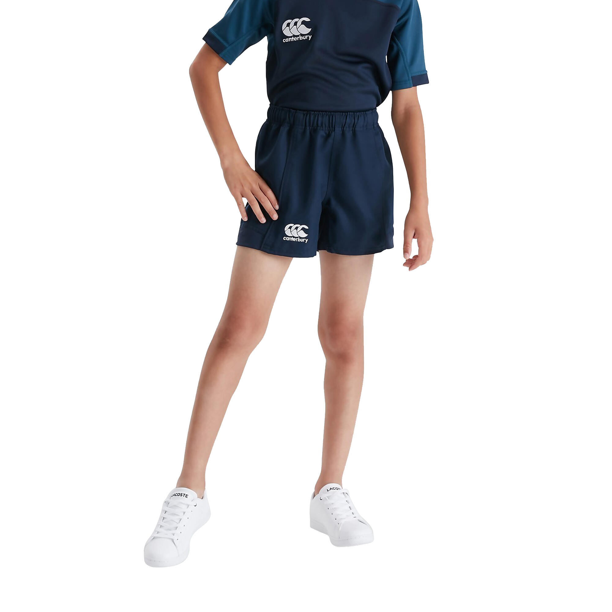 Childrens/Kids Advantage Shorts (Navy) 4/4