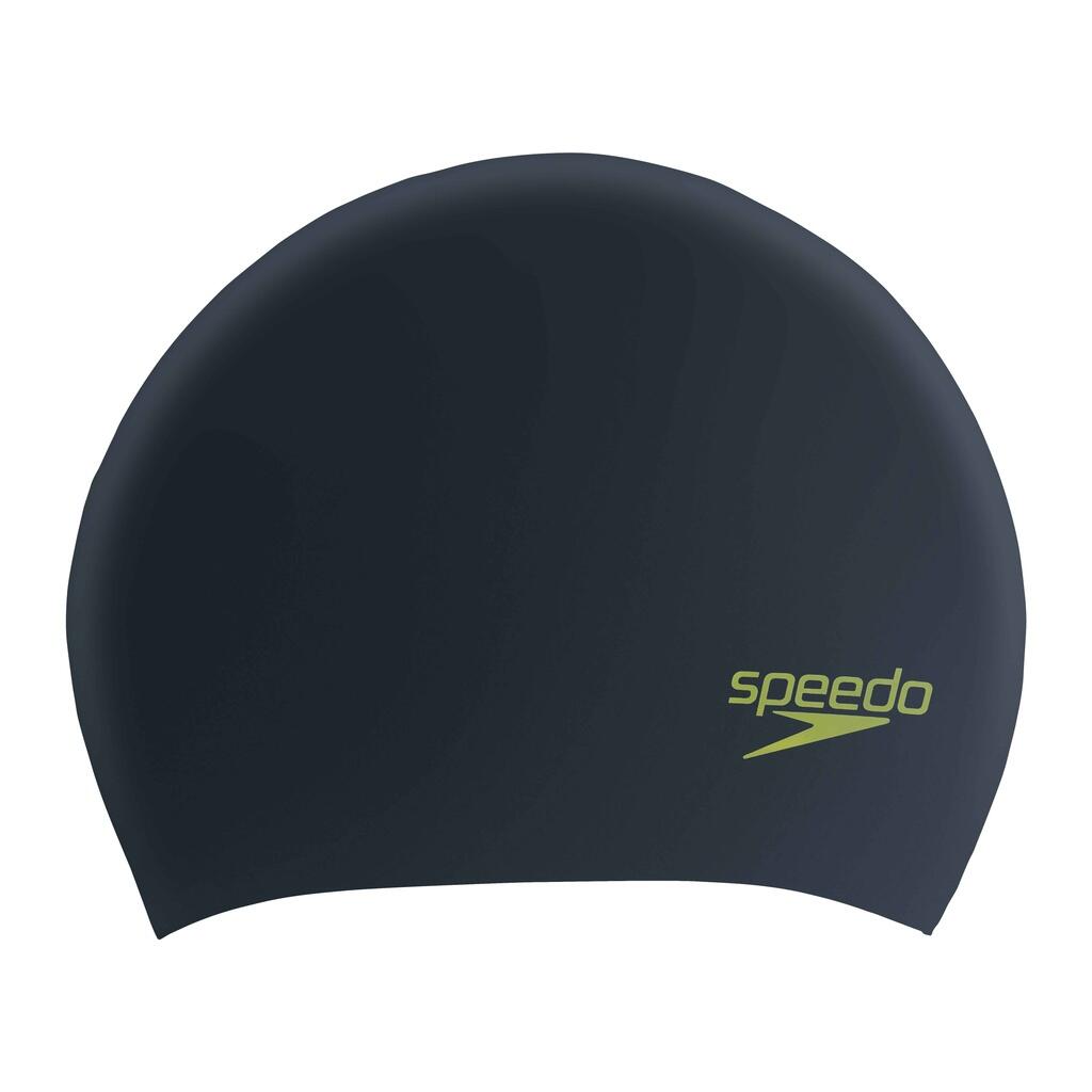 Children's Swim Cap (Black / Green)