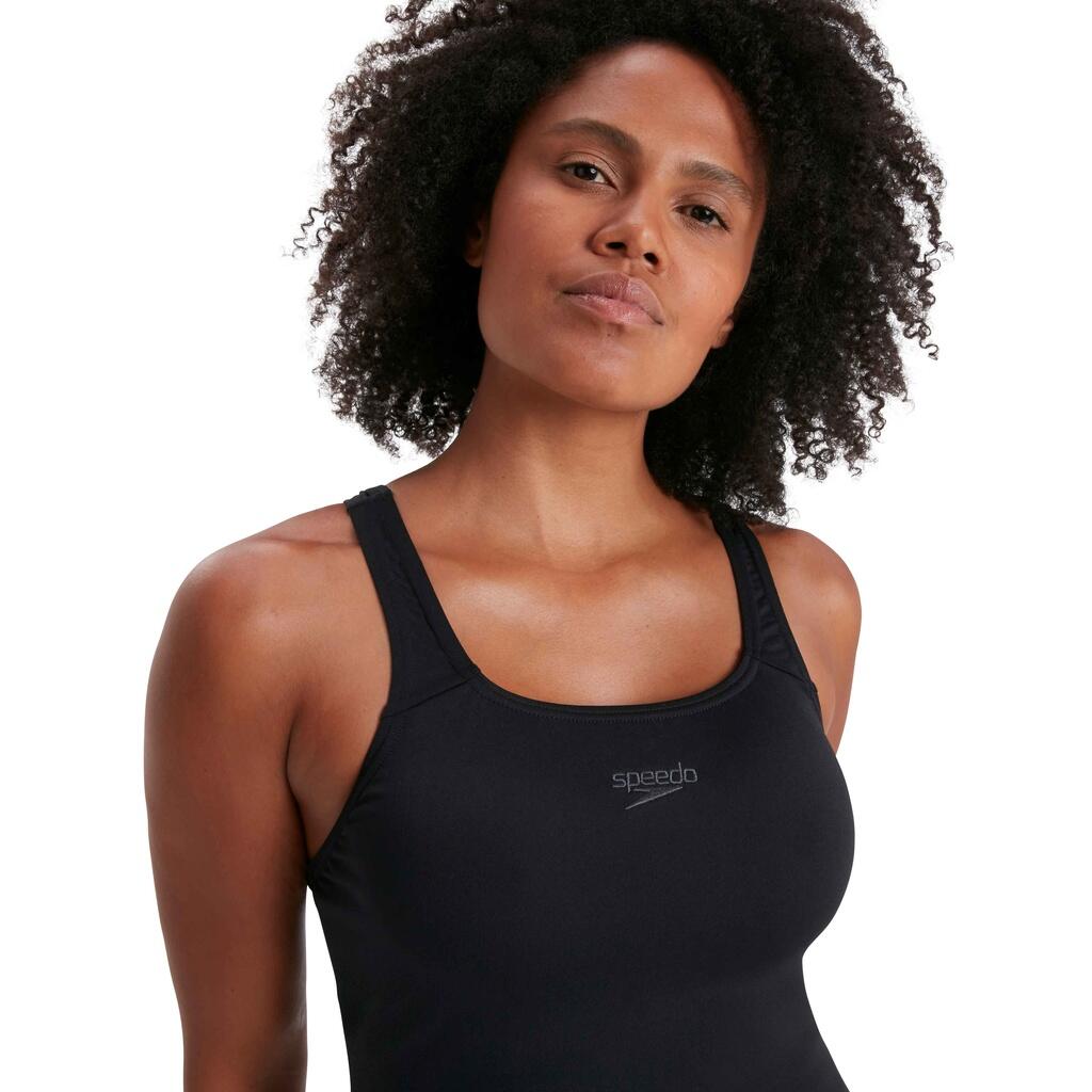 Body mit Bein für Damen Schwarz 3/4