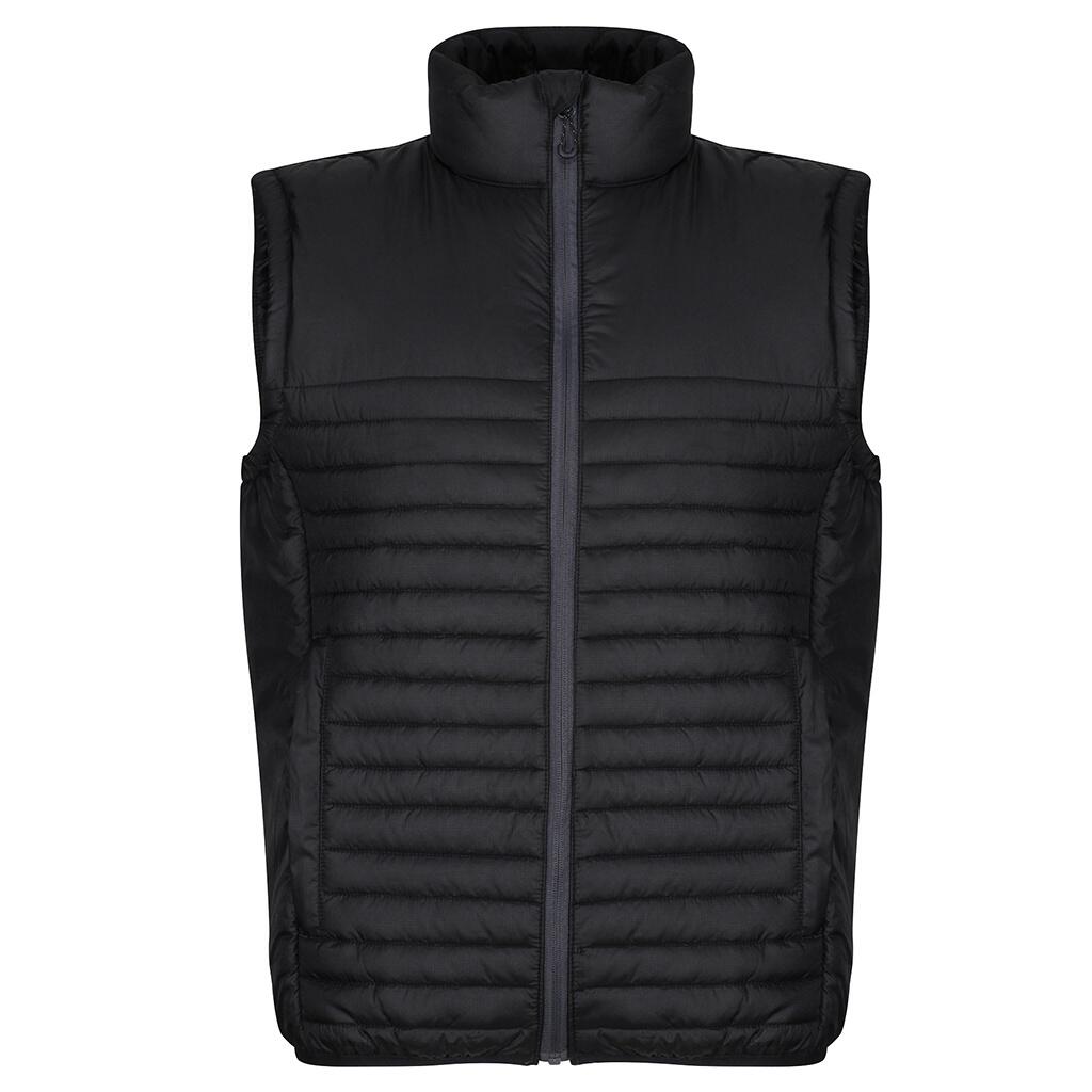 Mens Honestly Made Recycled Body Warmer (Black) 1/5
