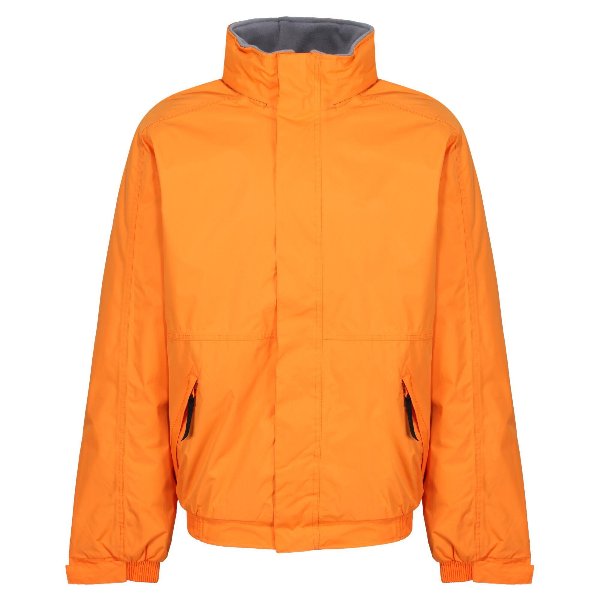 Mens Dover Waterproof Insulated Jacket (Sun Orange/Seal Grey) 1/5