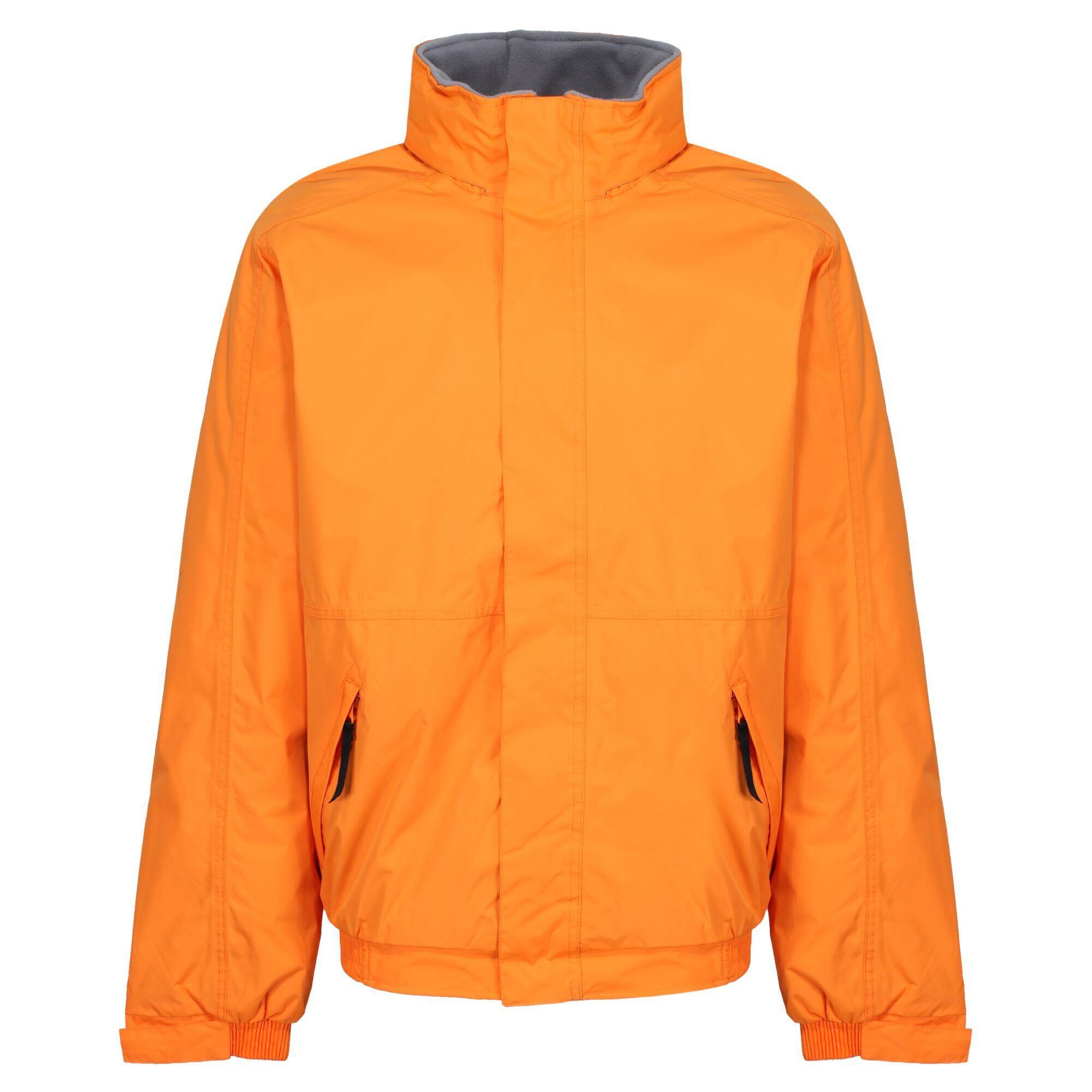 Men's DOVER waterproof jacket (Orange / gray)