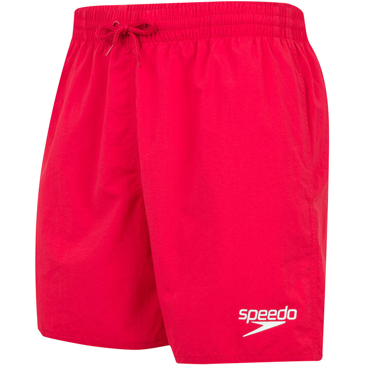 Mens Essentials 16 Swim Shorts (Red) 1/3