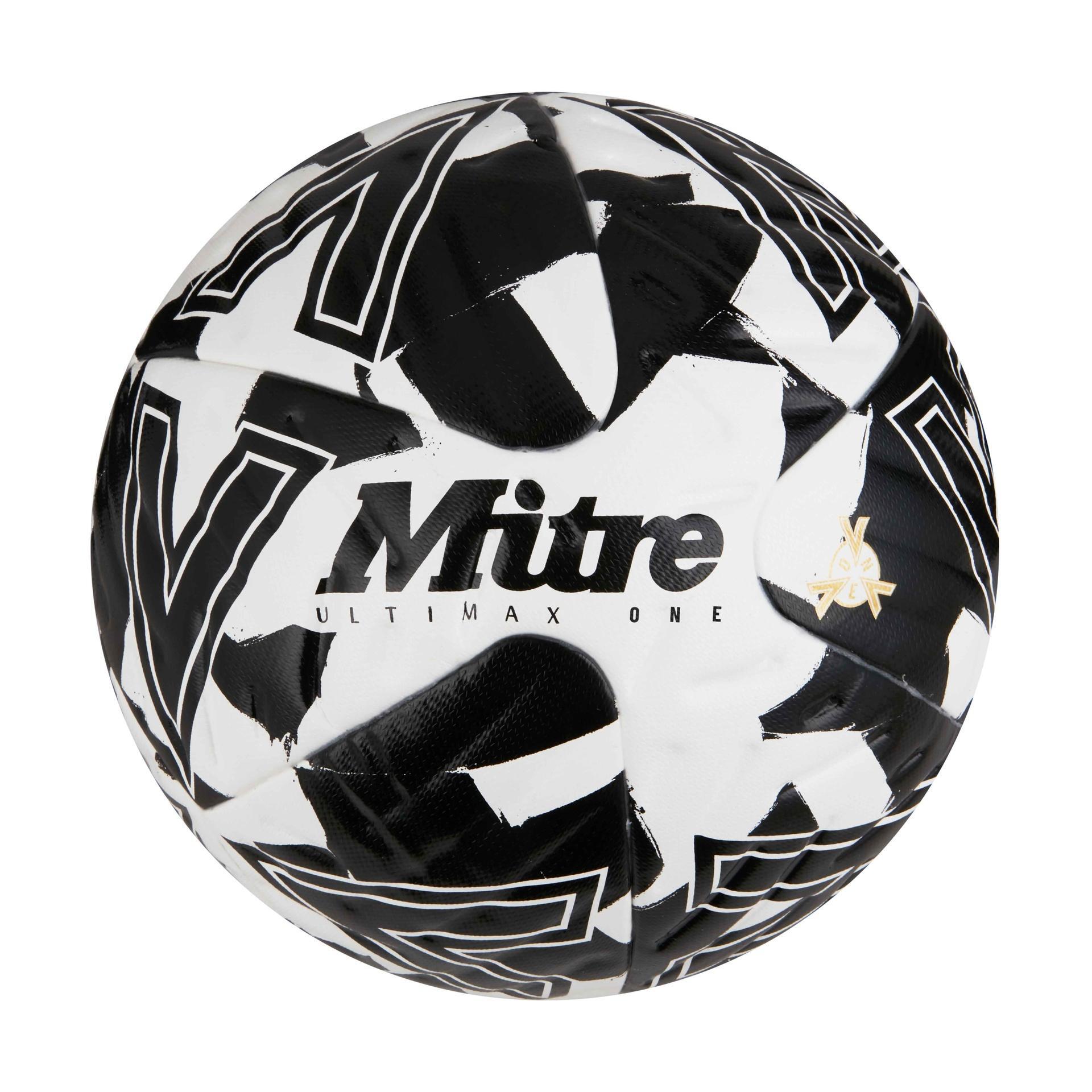 MITRE Ultimax One Football (White/Black)