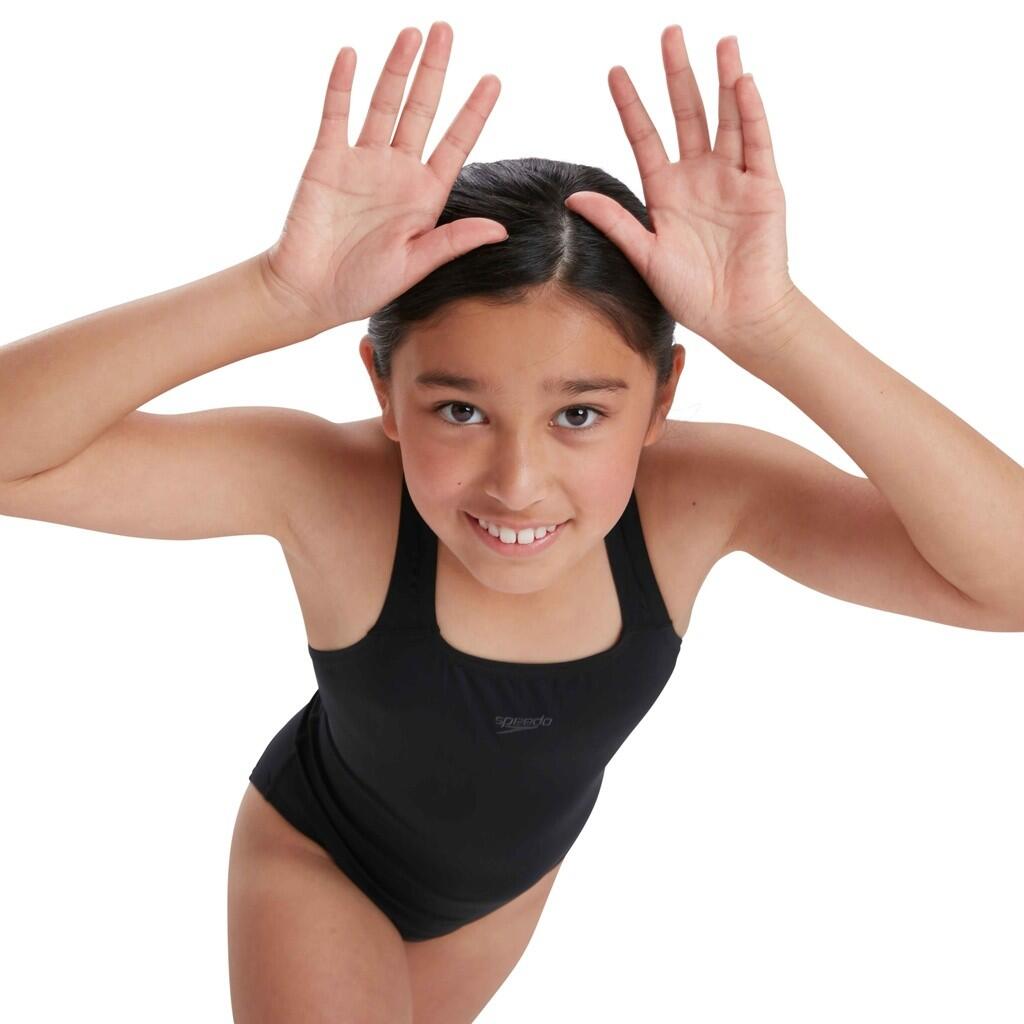 Maillot De Bain 1 Pièce MEDALIST Fille (Noir) 3/4