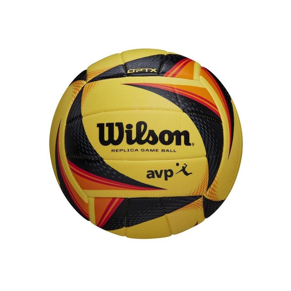 OPTX Replica AVP Volleyball (Yellow/Black/Red) 1/3