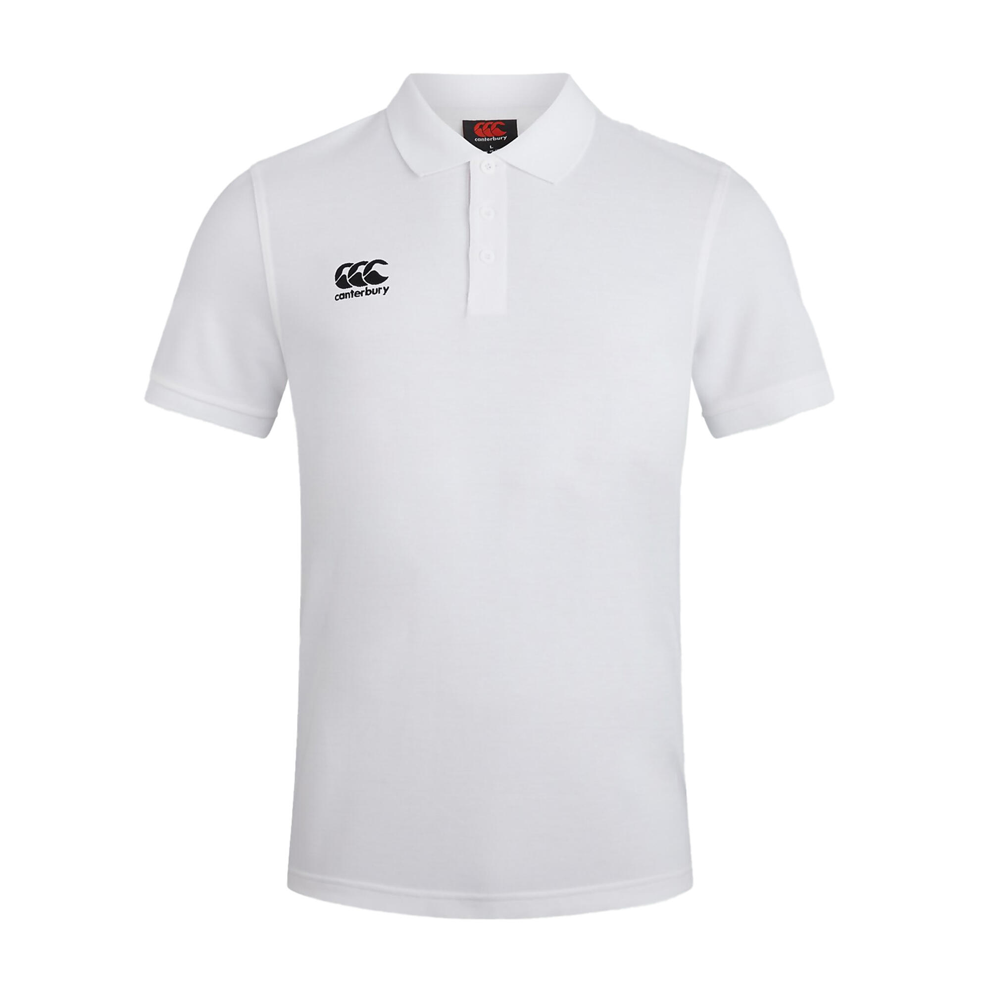 Mens Waimak Polo Shirt (White) 1/4