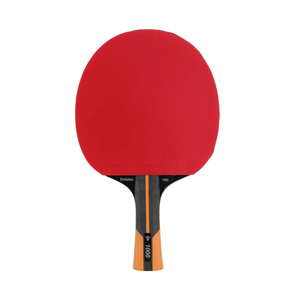 DUNLOP Evolution 1000 Table Tennis Bat (Red/Black)