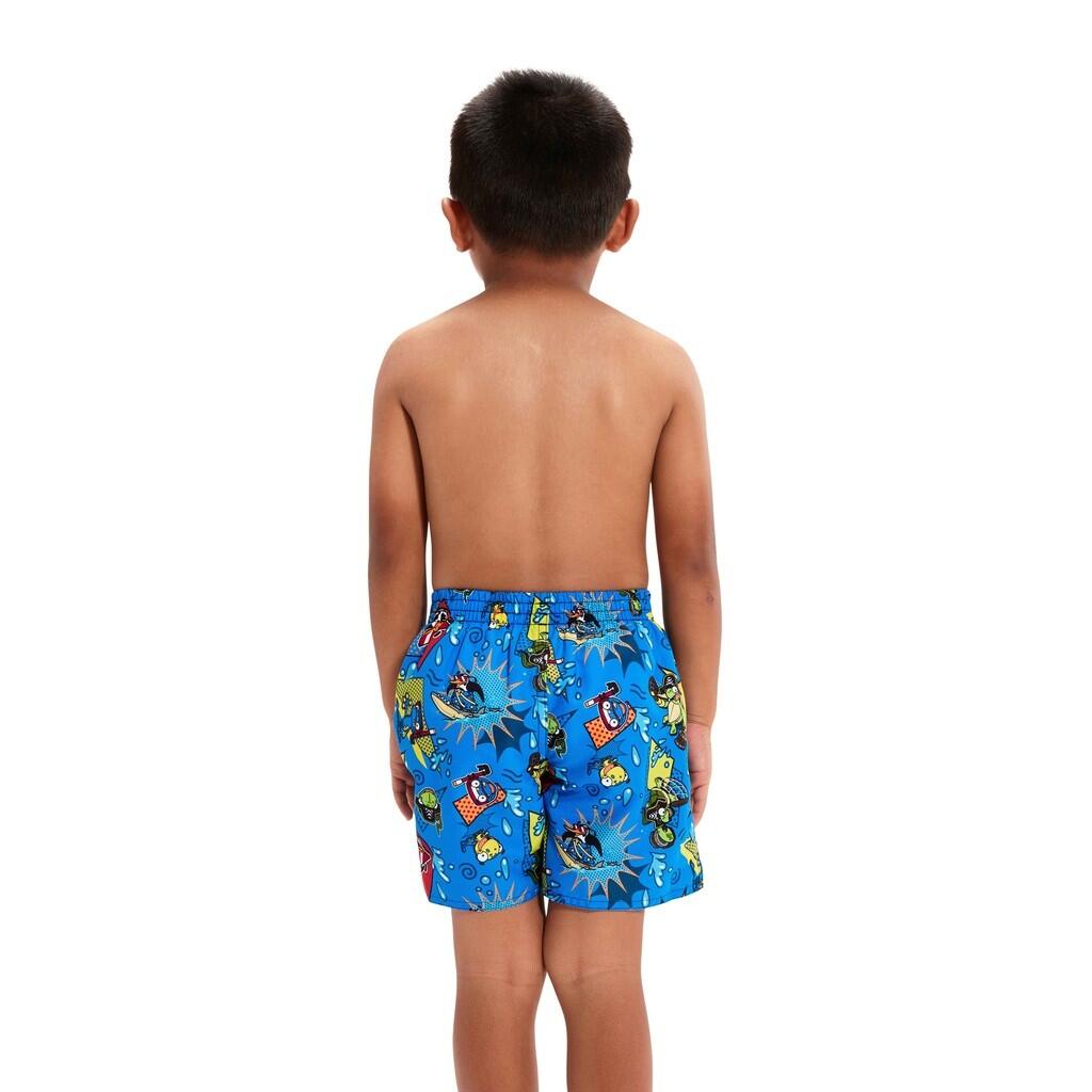 Boys Learn To Swim 11 Swim Shorts (Blue/Yellow) 2/3