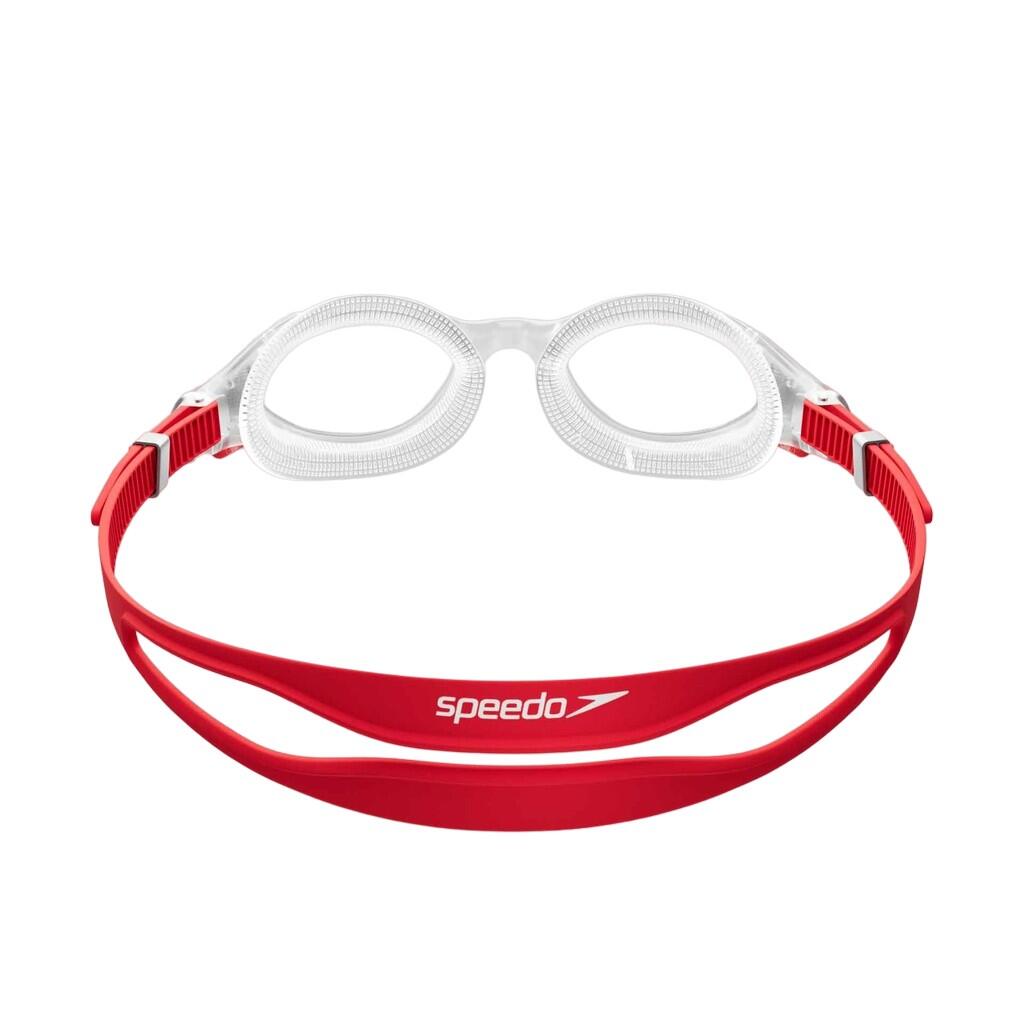 Unisex Adult 2.0 Biofuse Swimming Goggles (Clear/Red) 2/3