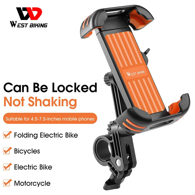 Suport telefon bicicleta, trotineta, reglare 360 grade, telefoane pana la 19 cm