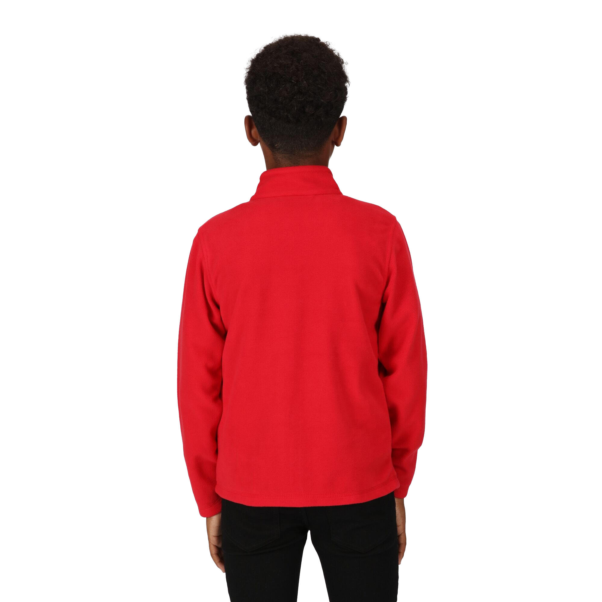 Childrens/Kids Full Zip Fleece (Classic Red) 2/4