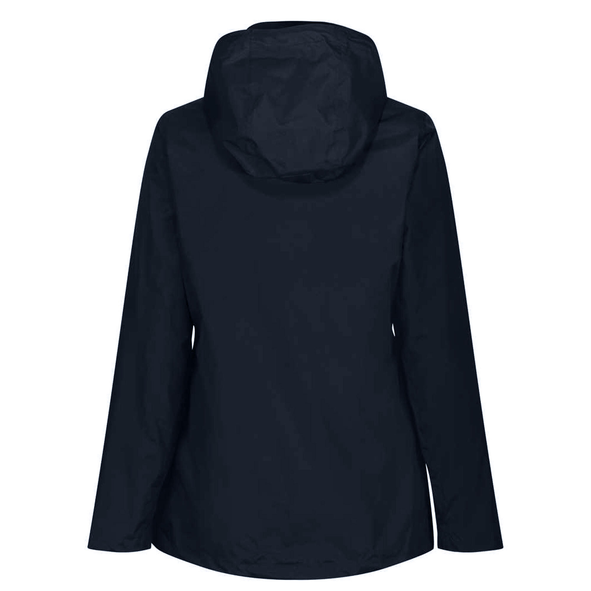 Womens/Ladies Classic Waterproof Padded Jacket (Navy) 2/5