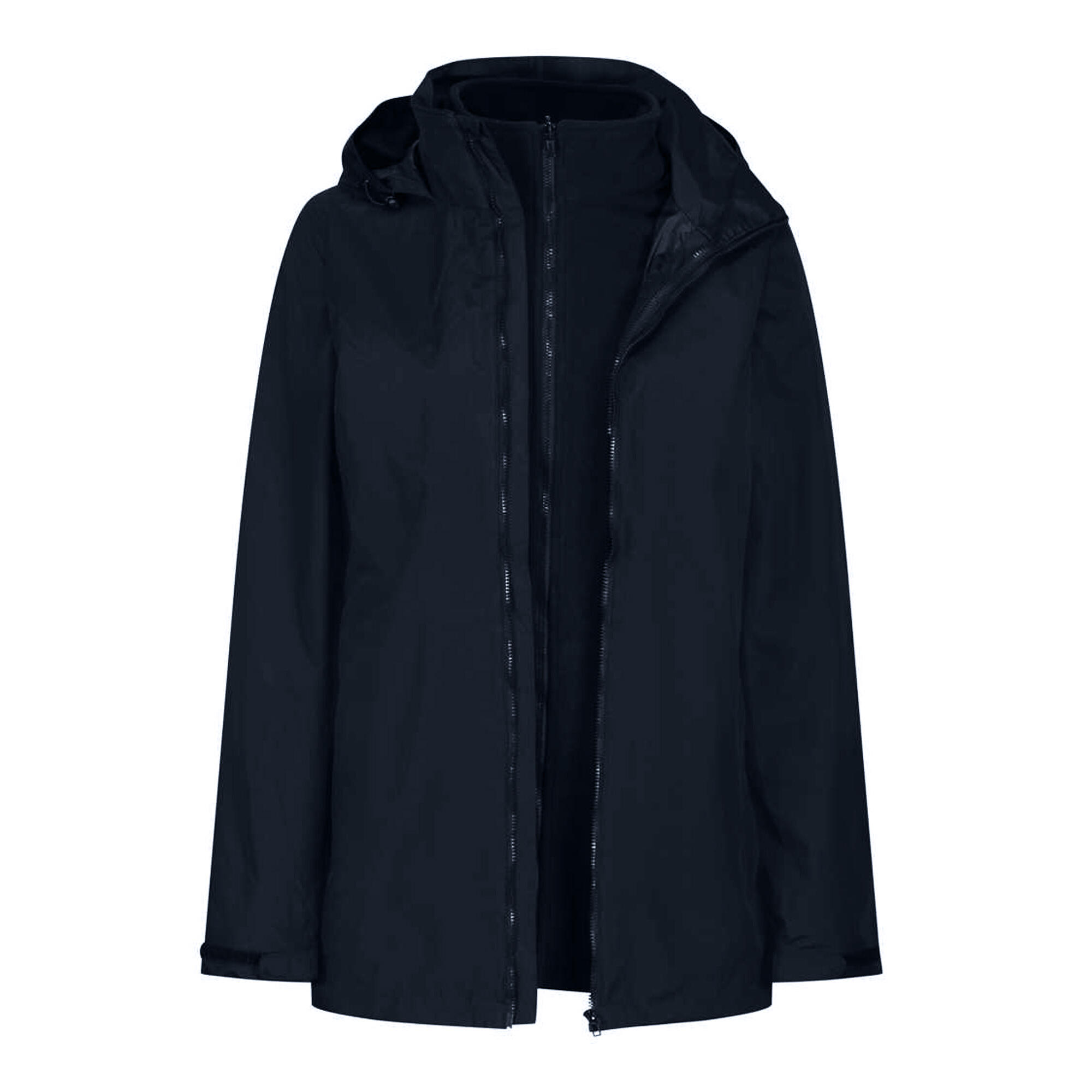 Womens/Ladies Classic Waterproof Padded Jacket (Navy) 1/5