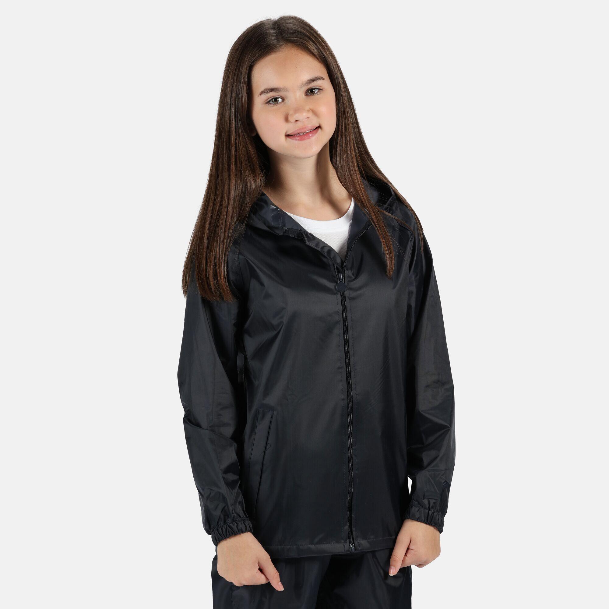 Pro Stormbreak Wasserfeste Jacke Kinder Marineblau 4/5