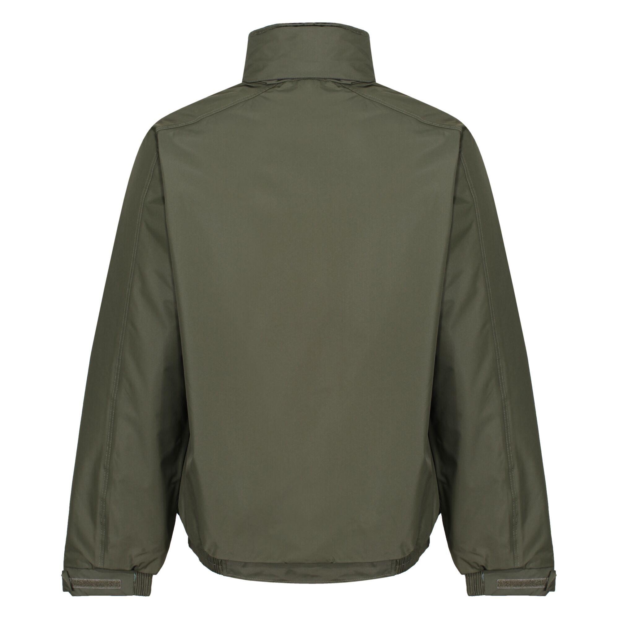 Mens Dover Waterproof Insulated Jacket (Dark Khaki/Black) 2/5