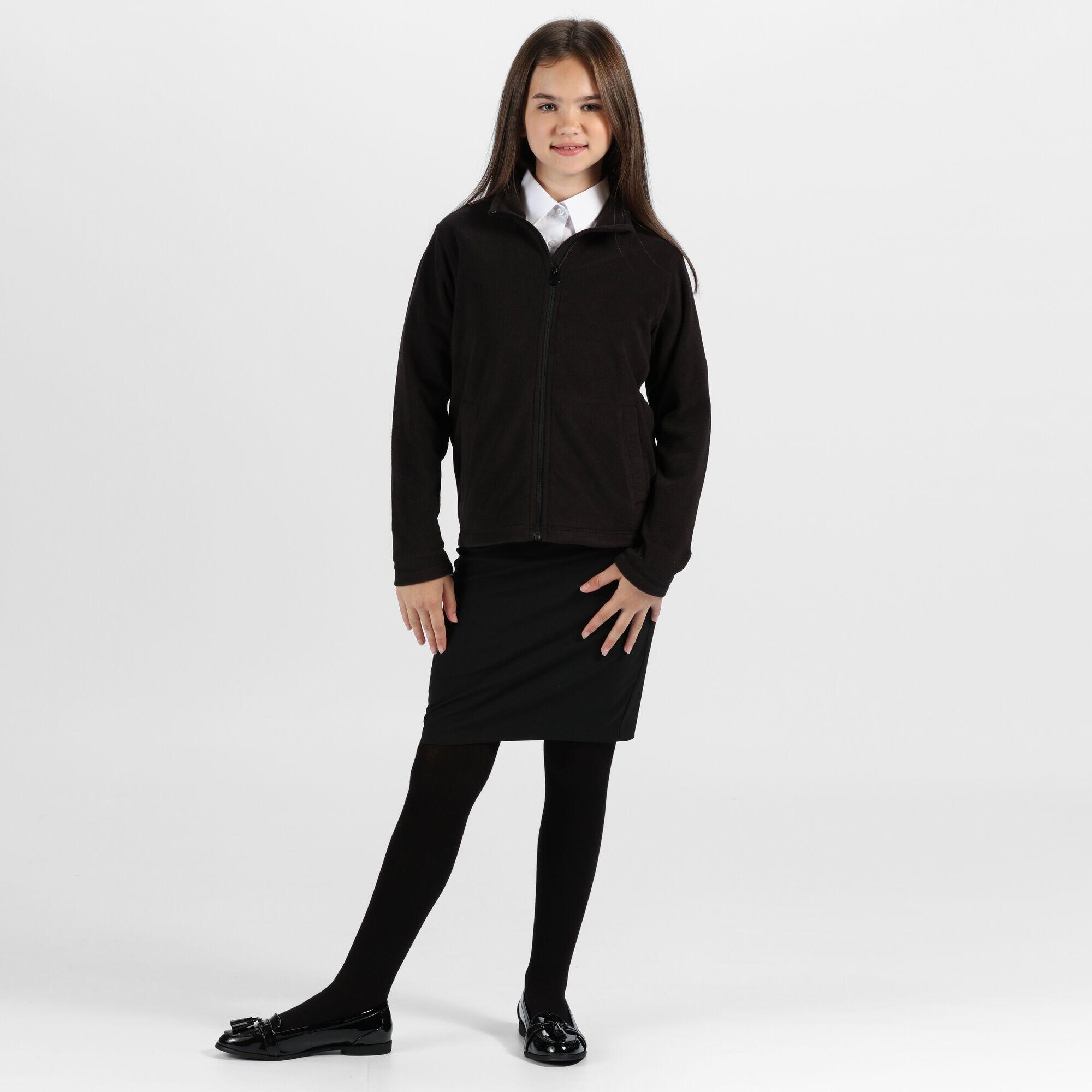 Childrens/Kids Brigade II Micro Fleece Jacket (Black) 2/5