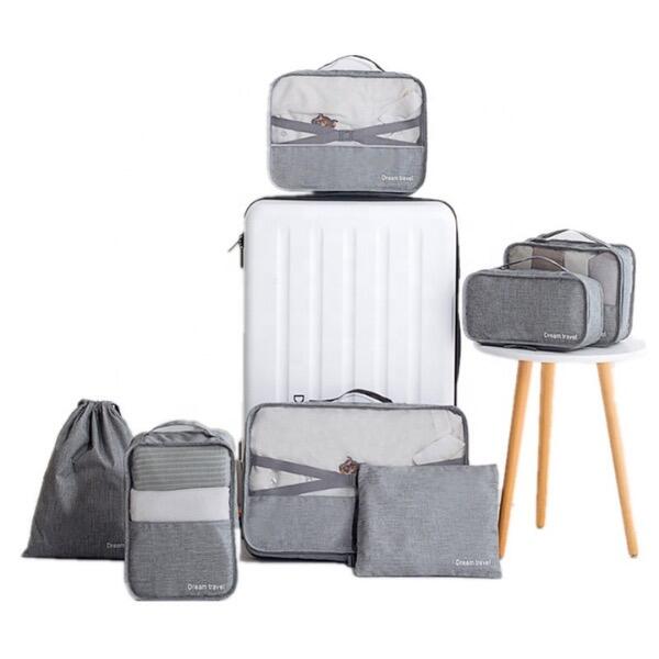Conjunto organizador de cubos de embalagem Dream Travel® com 7 - cinza 3/6